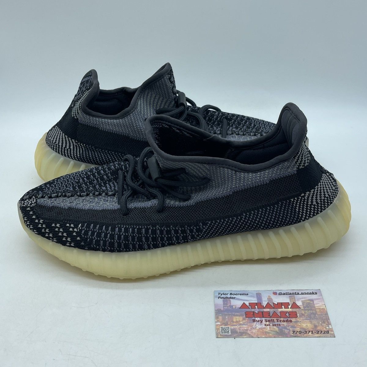 Adidas Yeezy boost 350 carbon Size US 10.5 / EU 43-44 - 1 Thumbnail