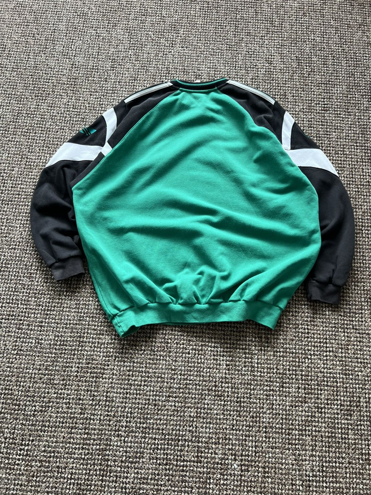 Adidas Adidas Rare Archive Panel Crewneck Y2K Vintage Green Black Size US XL / EU 56 / 4 - 5 Thumbnail