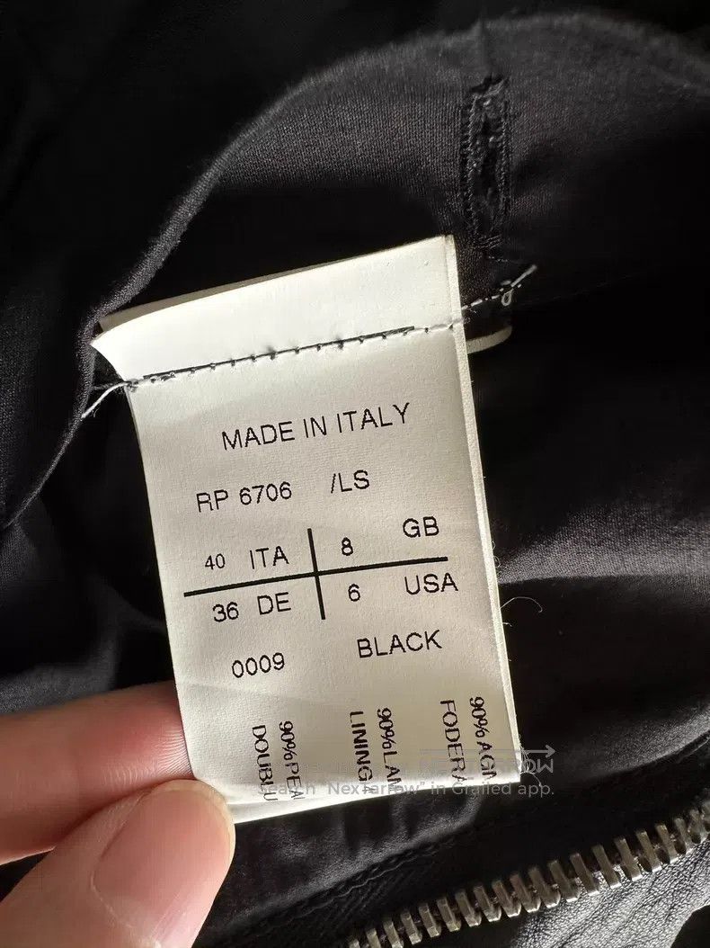 Rick Owens Rick Owens Black sheepskin jacket Size XS / US 0-2 / IT 36-38 - 5 Thumbnail