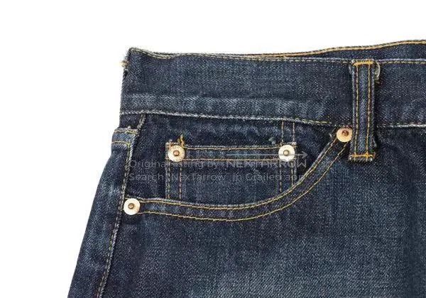 Junya Watanabe black vintage denim skirt with ruffles. Size 26" / US 2 / IT 38 - 5 Thumbnail