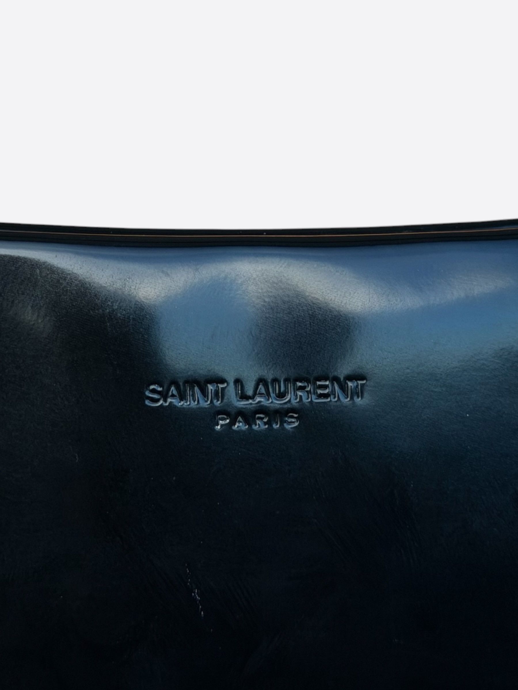 Saint Laurent Paris Saint Laurent Black Patent Leather Shoulder Bag Size ONE SIZE - 5 Thumbnail