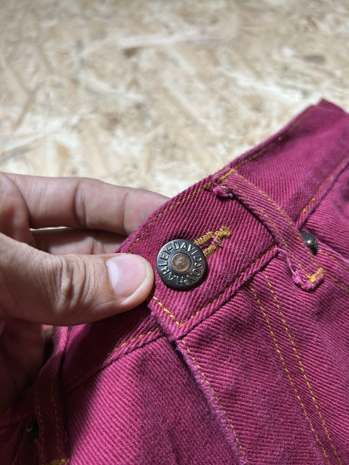Harley Davidson Vintage Harley Davidson Wide Pants Size US 26 / EU 42 - 3 Thumbnail