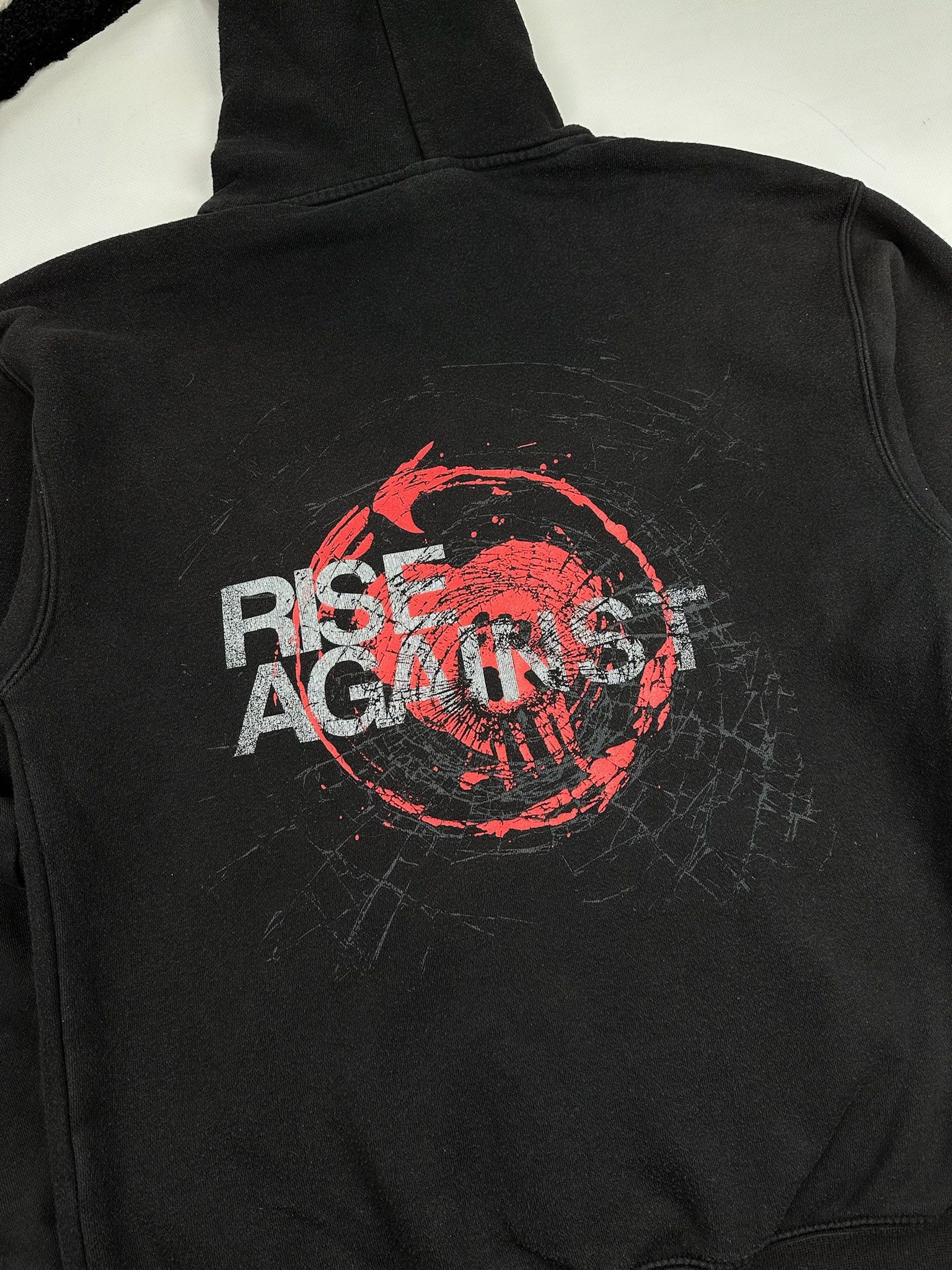 Band Tees Vintage Y2K Rise Against hoodie zip back print Size US S / EU 44-46 / 1 - 4 Thumbnail