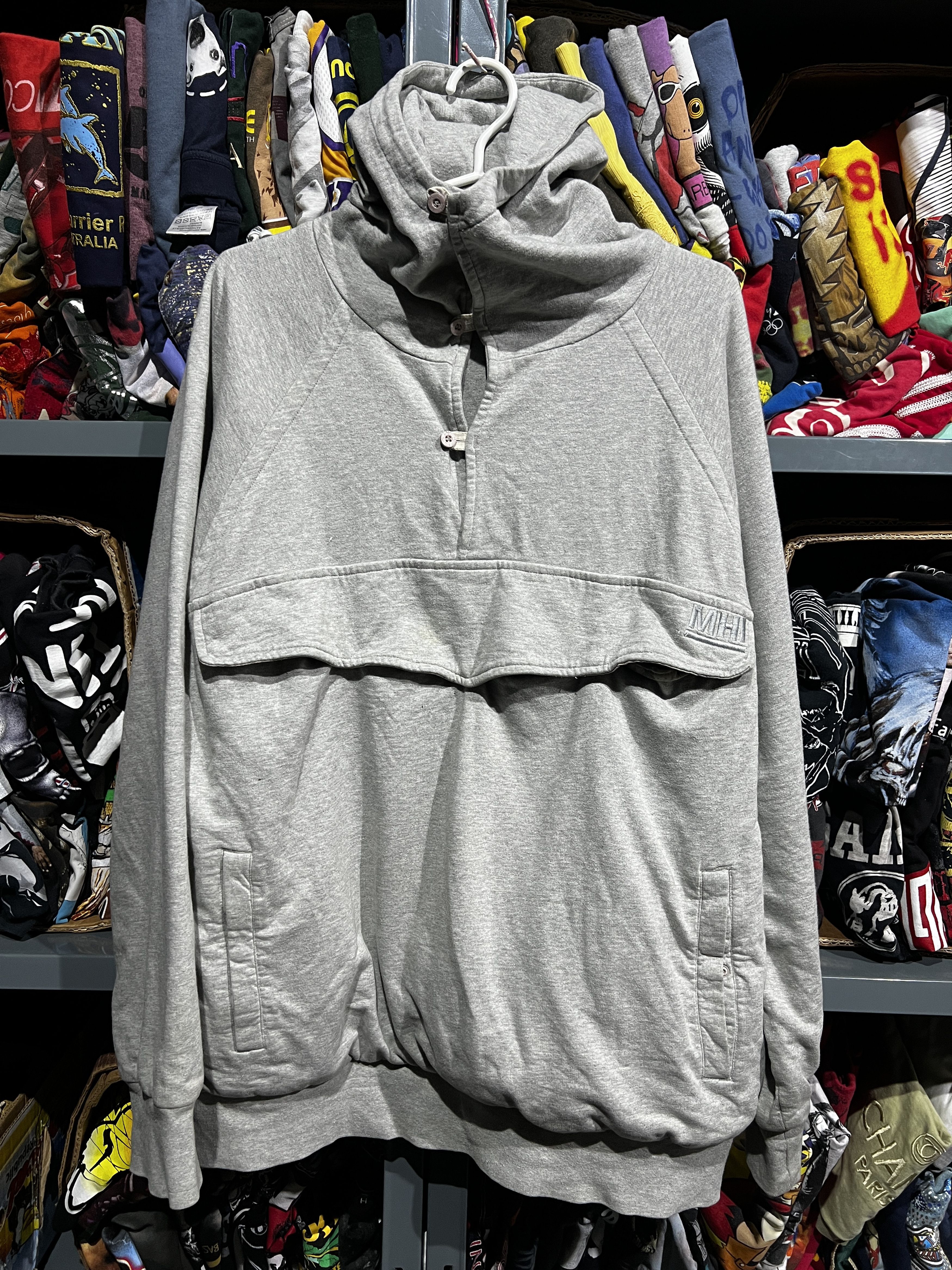 image of Maharishi Hoodie Size M in Grey, Men's