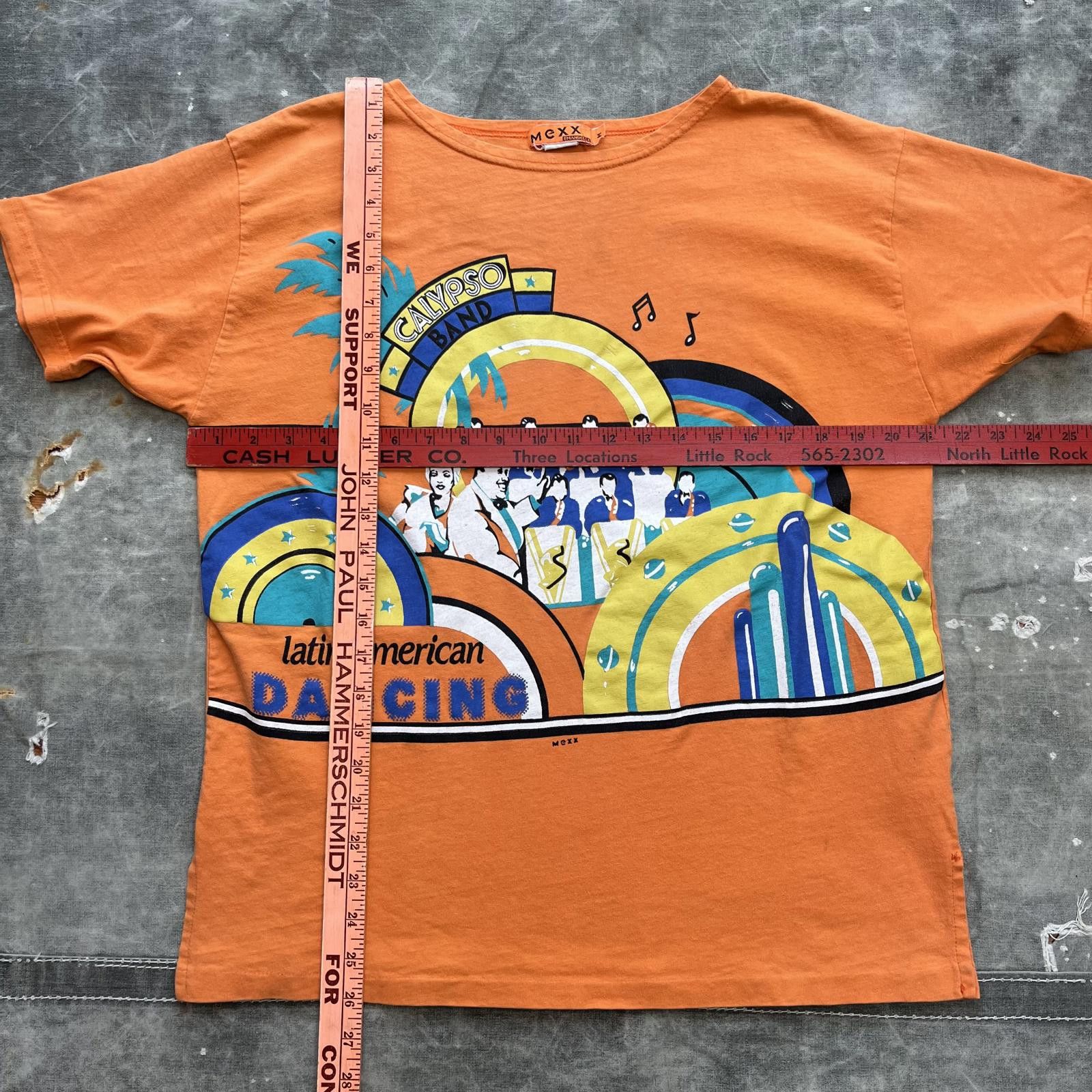 Band Tees × Mexx × Vintage Vintage Calypso Band Latin American Dancing Graphic Shirt Size US M / EU 48-50 / 2 - 2 Thumbnail