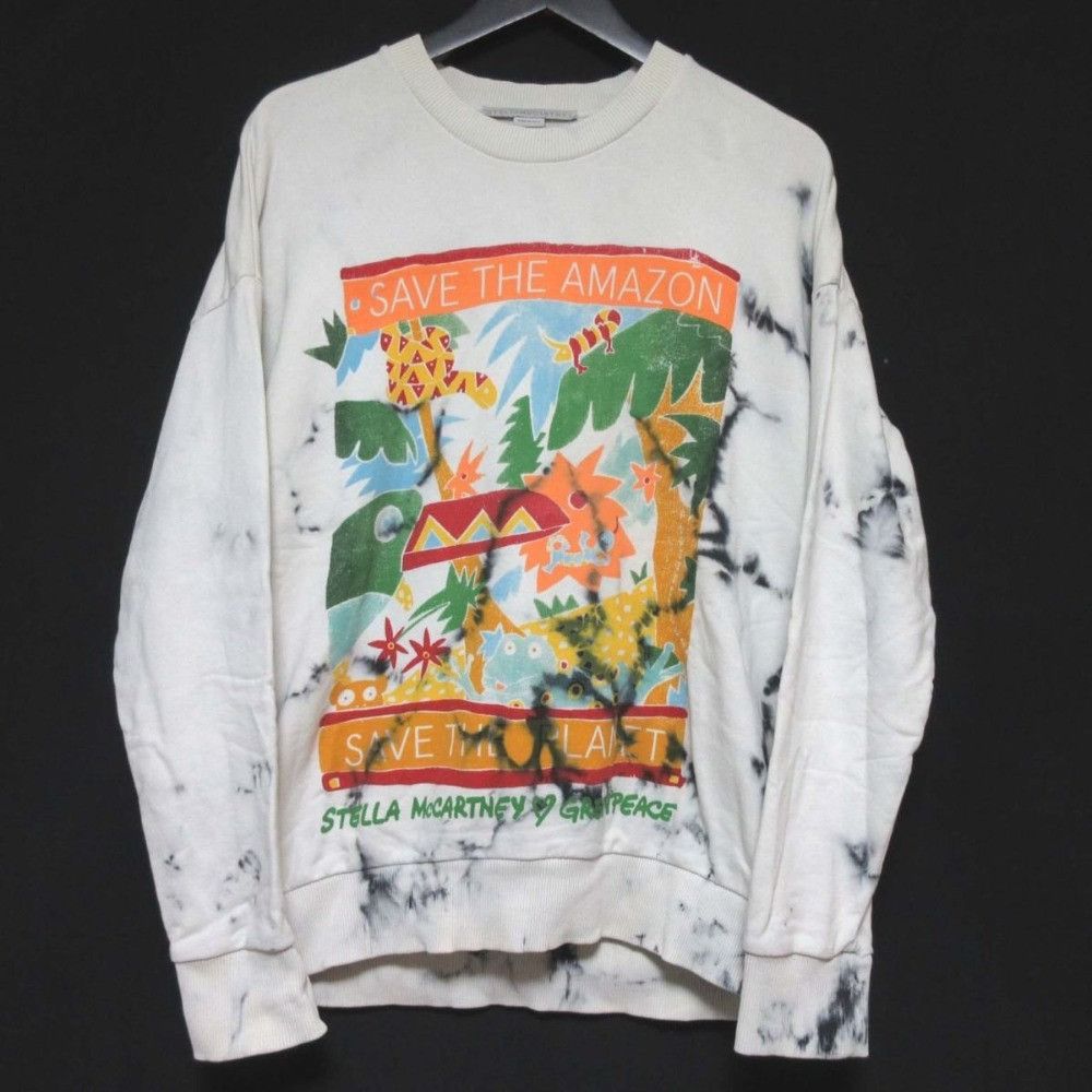 Stella McCartney Stella Mccartney Stella McCartney SAVE THE AMAZON Sweatshirt Cotton Sweatshirts & Hoodies 541916SOW90 DUTY FREE for USA Size ONE SIZE - 1 Thumbnail