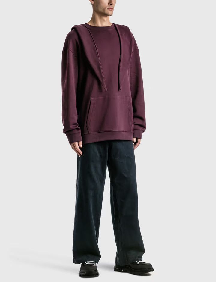 Raf Simons o1y0325 Logo Crewneck Hoodie in Purple Size US XS / EU 42 / 0 - 6 Thumbnail
