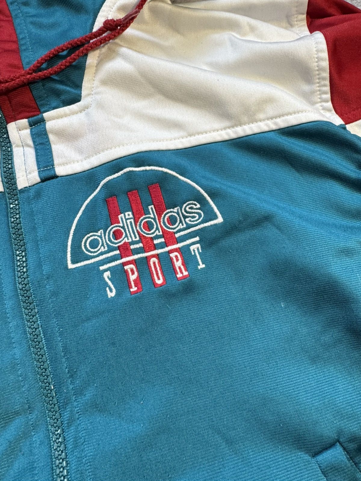 Adidas × Vintage Vintage Adidas Sport Zip Hoodie Size xs Size US XS / EU 42 / 0 - 3 Thumbnail
