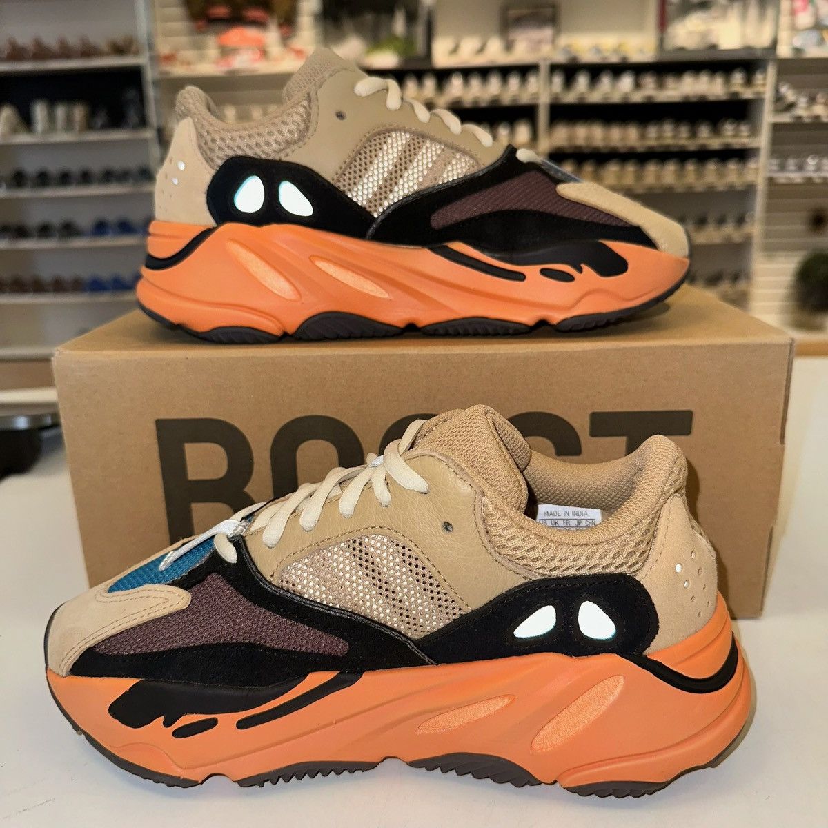 Adidas Size 5.5W (4M) - adidas Yeezy Boost 700 Enflame Amber Size US 5.5 / IT 35.5 - 2 Thumbnail