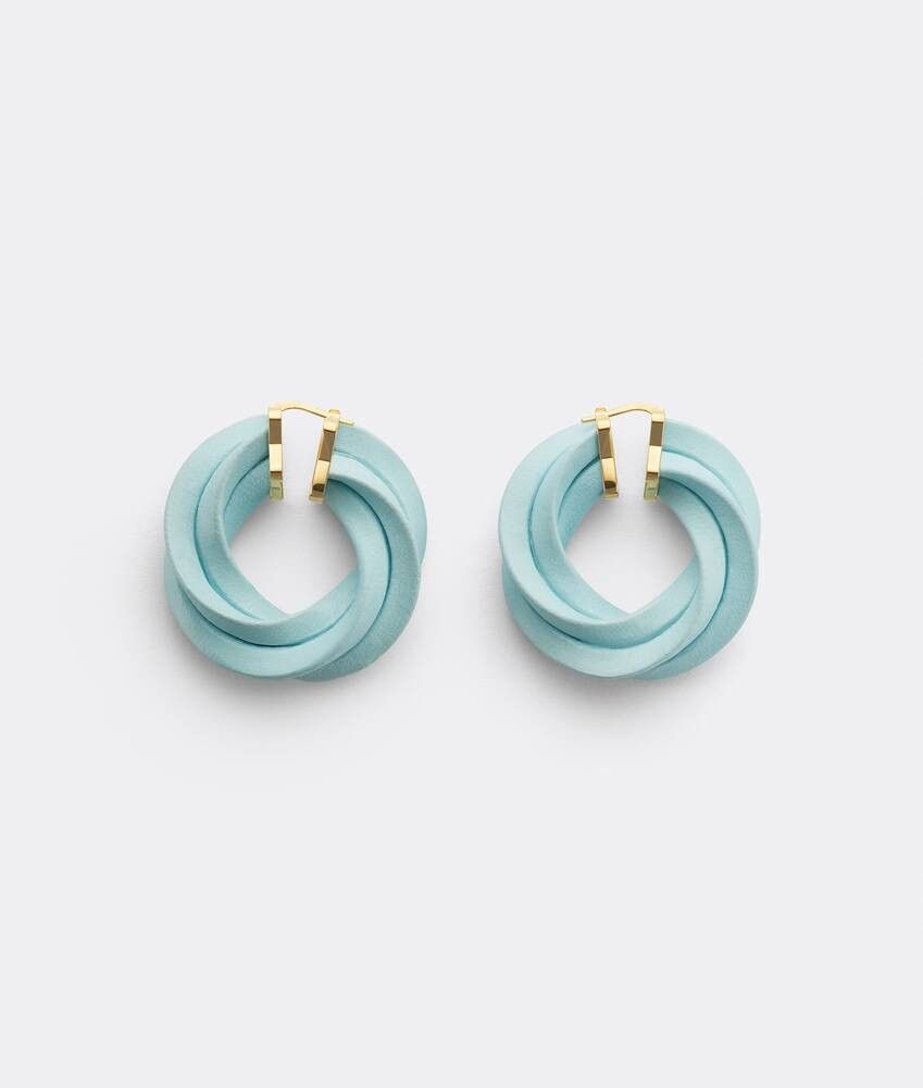 Bottega Veneta o1n1vont0425 Size: OS / Twist Earring in Blue Size ONE SIZE - 1 Thumbnail