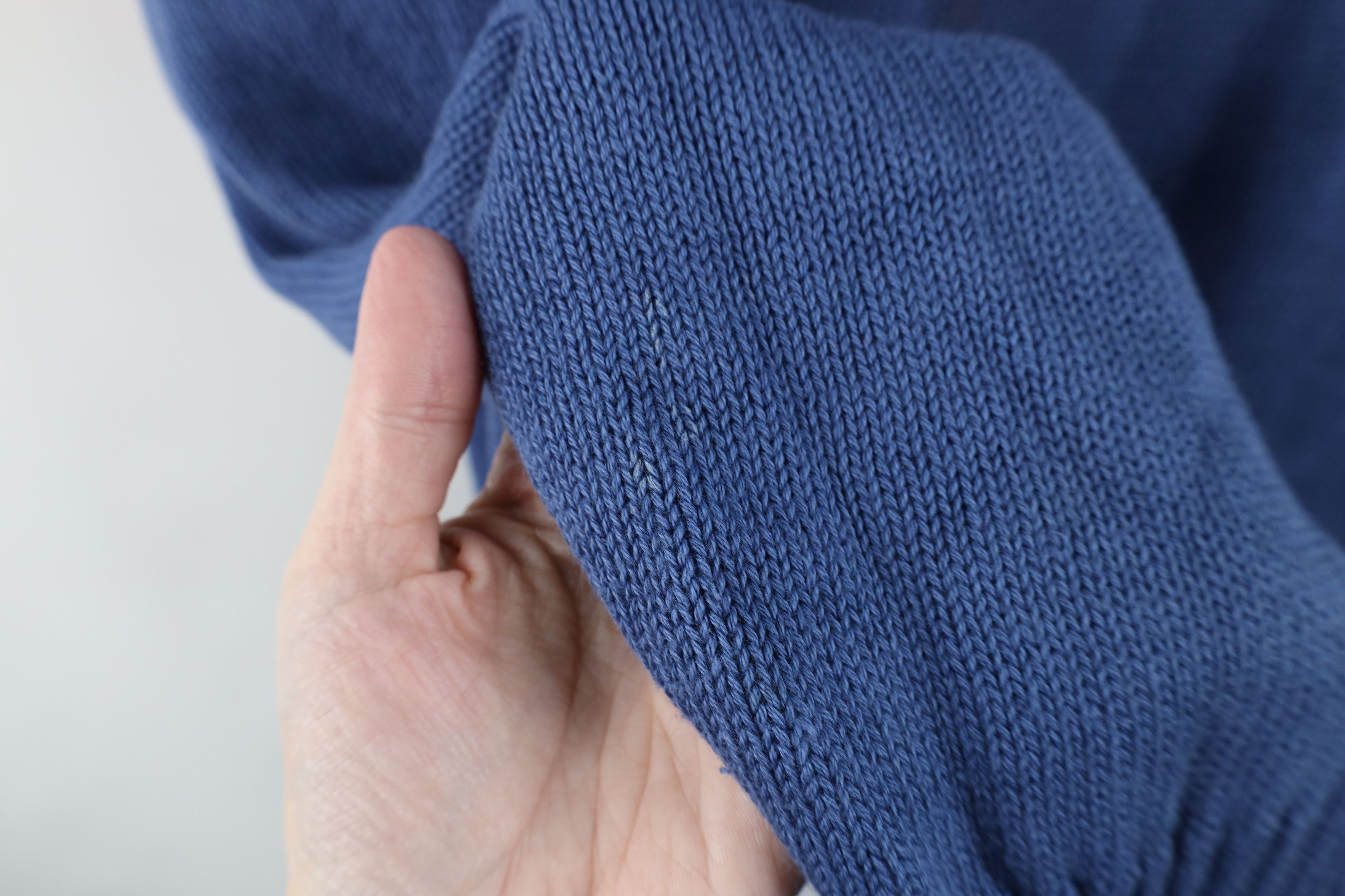 Brooks Brothers × Vintage Vintage 60s Brooks Brothers Cotton Knit Sweater Blue USA Size US L / EU 52-54 / 3 - 6 Thumbnail