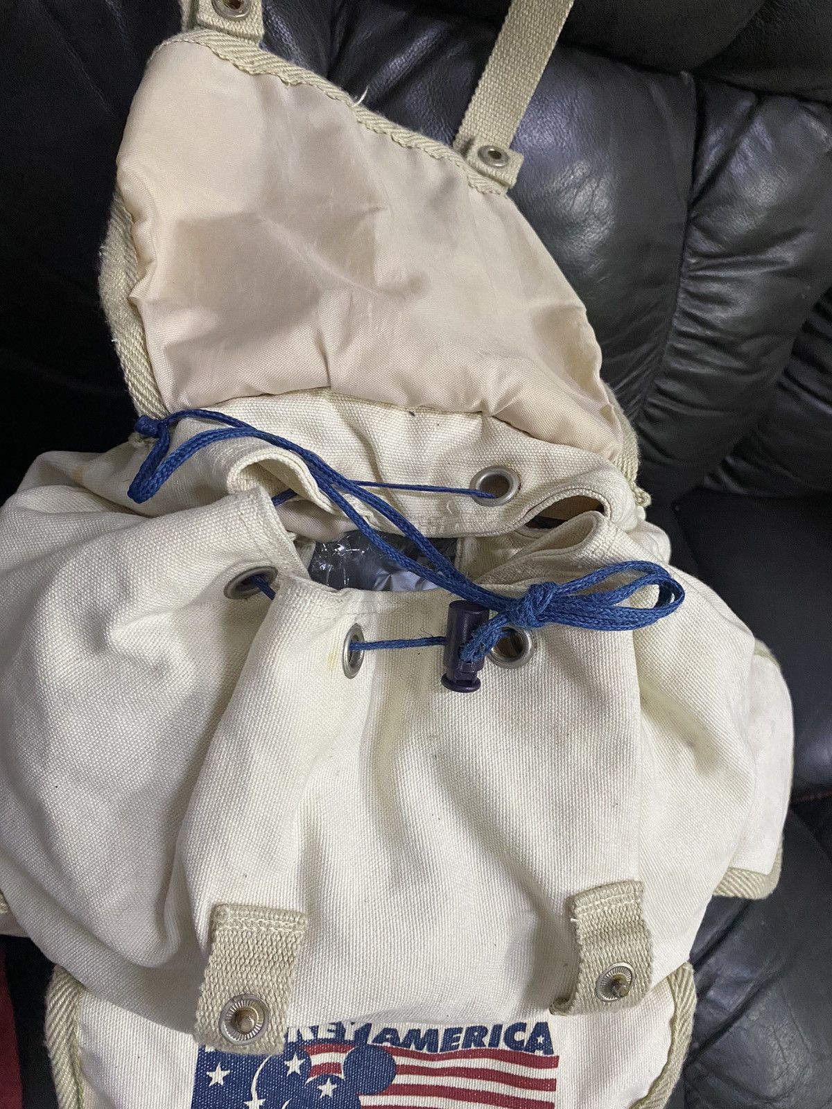 Mickey Mouse × Vintage Vintage Mickey Mouse America 90’s Disney Backpack Size ONE SIZE - 14 Thumbnail
