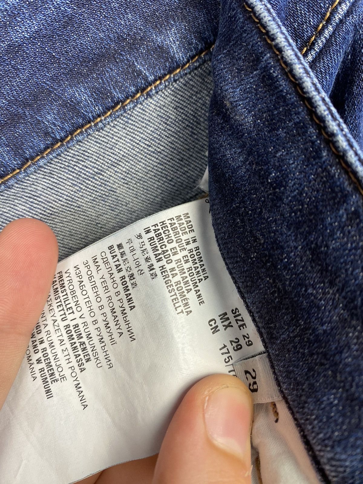 Prada Vintage Prada Denim Jeans Pants Distressed y2k size 29 Size 29" - 9 Thumbnail