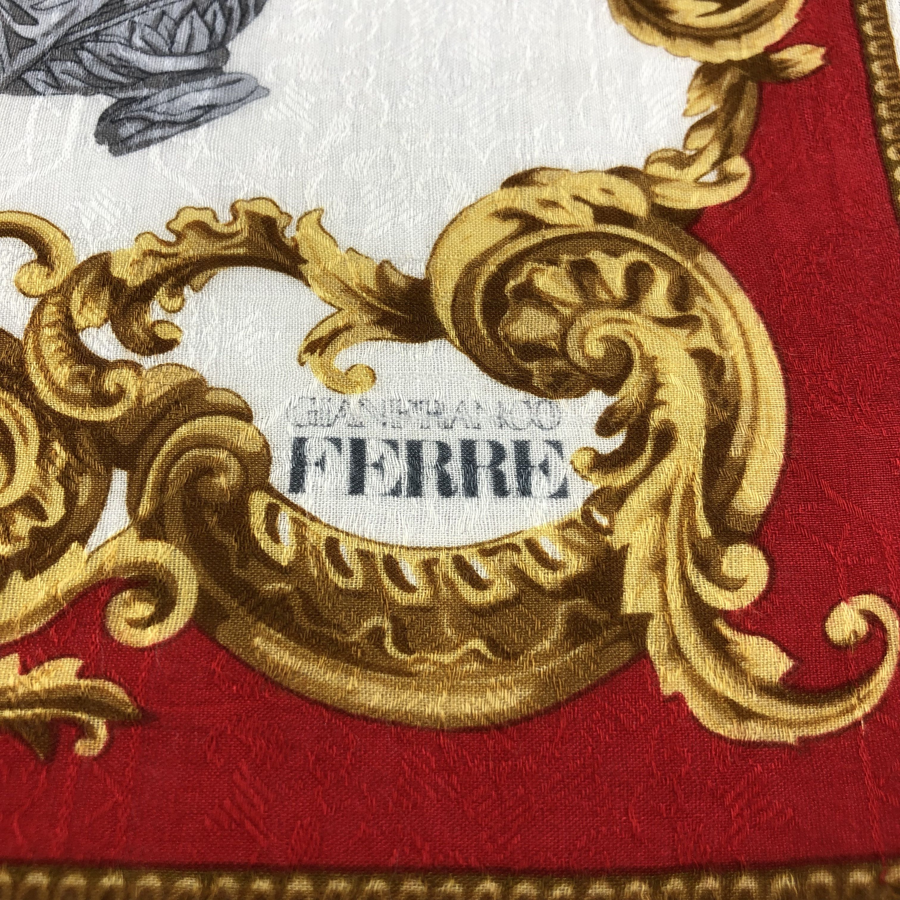 Gianfranco Ferre Gianfranco Ferre Handkerchief Neckerchief Bandana H1813 Size ONE SIZE - 4 Thumbnail