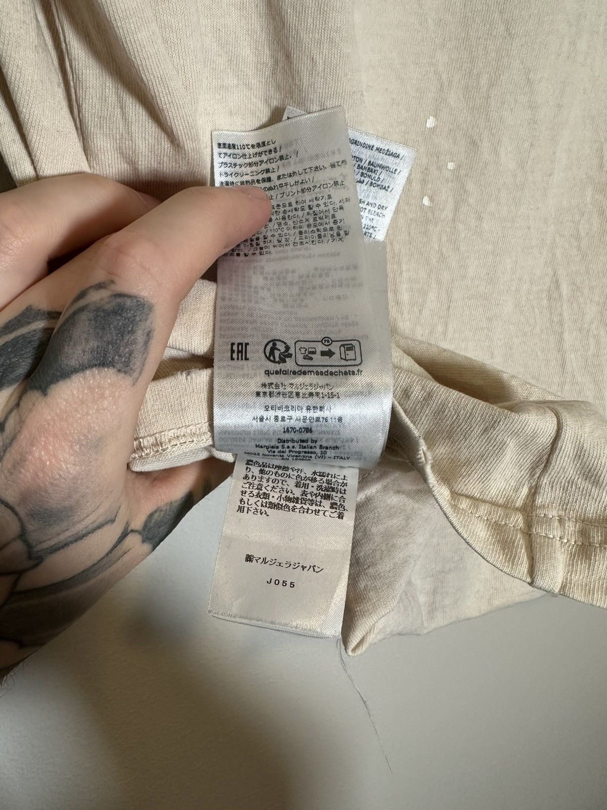 Maison Margiela Maison Margiela Hamdwritten Long sleeve shirt Size US L / EU 52-54 / 3 - 13 Thumbnail