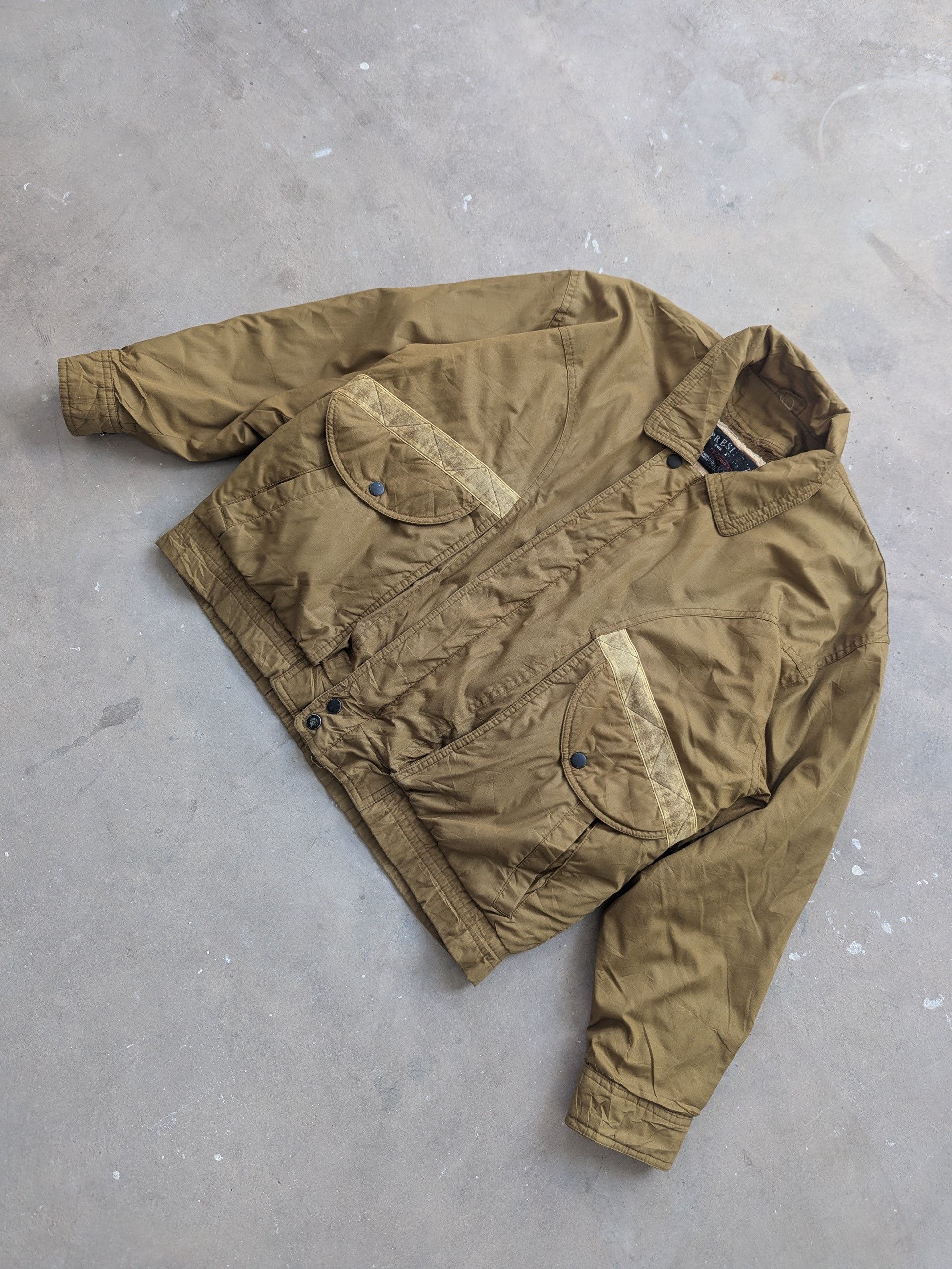 Japanese Brand × Vintage Vintage 1990s President Bomber Jacket Lining Fleece Size US M / EU 48-50 / 2 - 2 Thumbnail