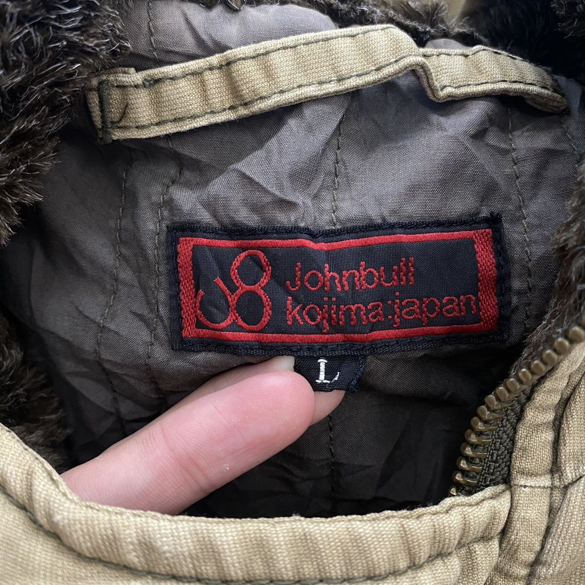 Japanese Brand × Johnbull JOHNBULL KOJIMA JAPAN Brand Multi Pockets Hooded Brown Size US L / EU 52-54 / 3 - 4 Thumbnail