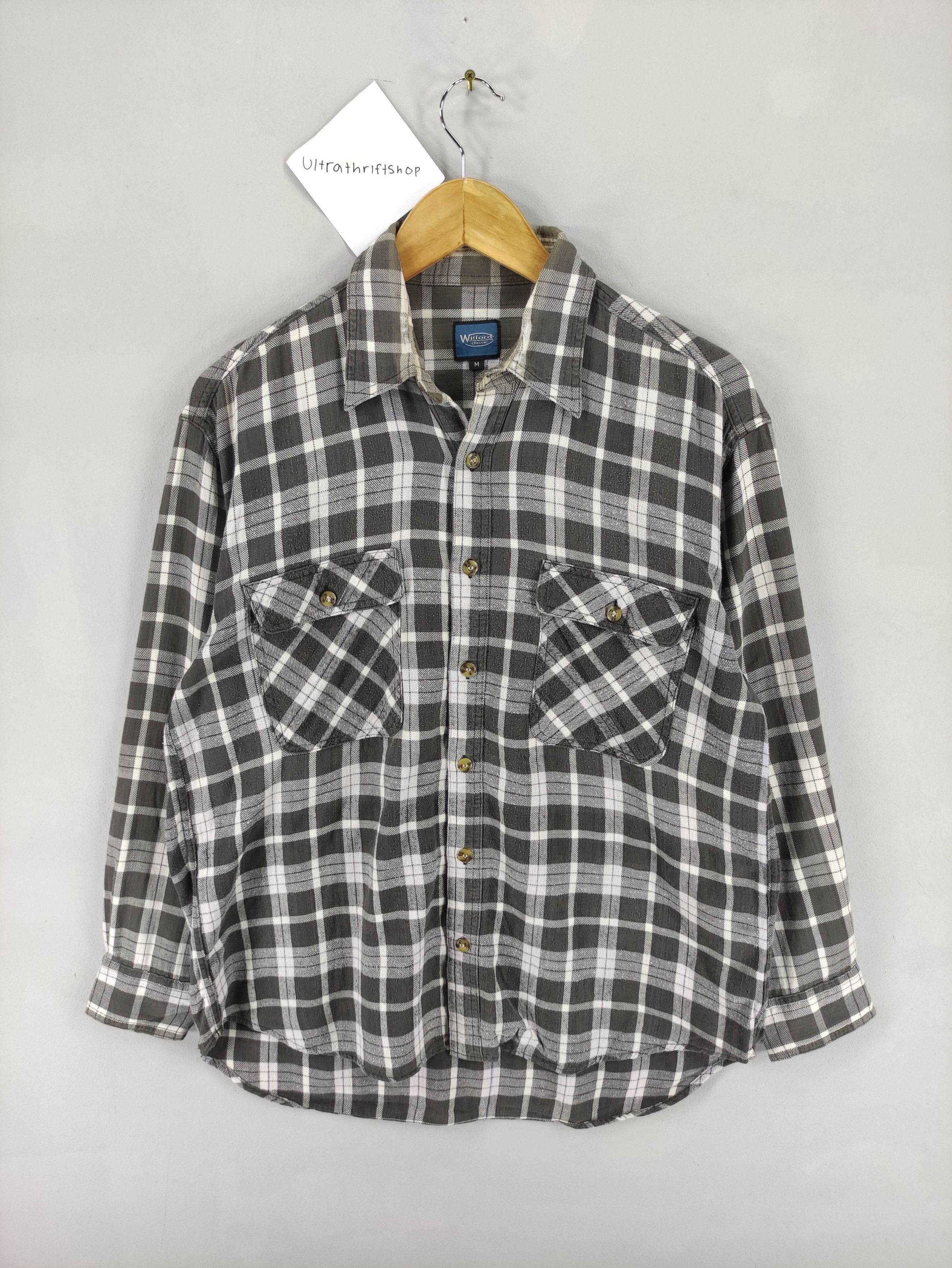 Flannel Vintage Witford Classic Flannel Long Sleeve Shirt Button Up Size US M / EU 48-50 / 2 - 1 Thumbnail