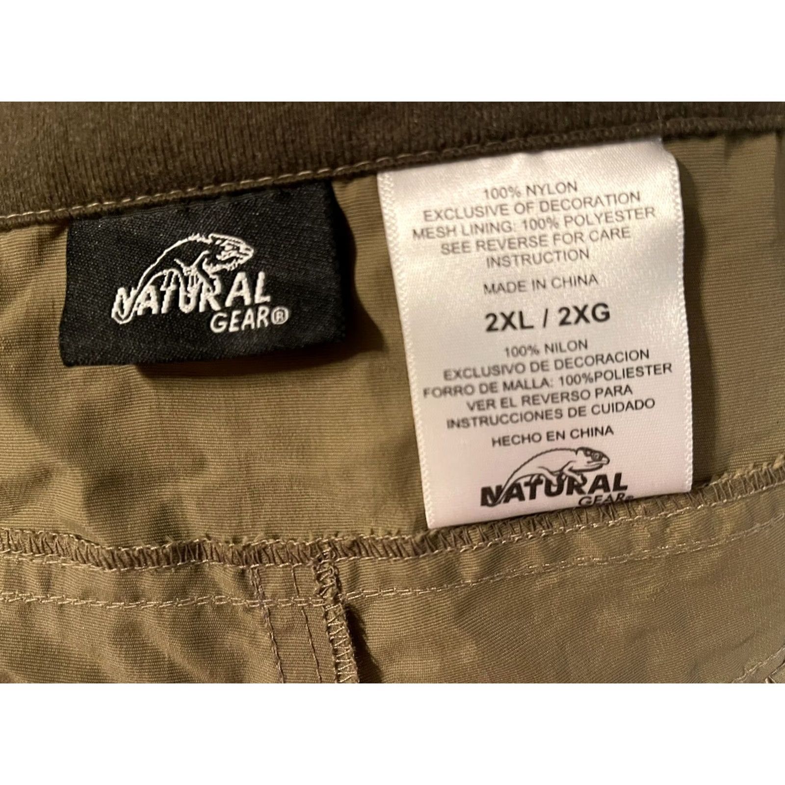 Vintage Natural Gear Sierra Convertible Nylon Pants Men's 2XL Beige Outdoors Size US 39 - 6 Thumbnail