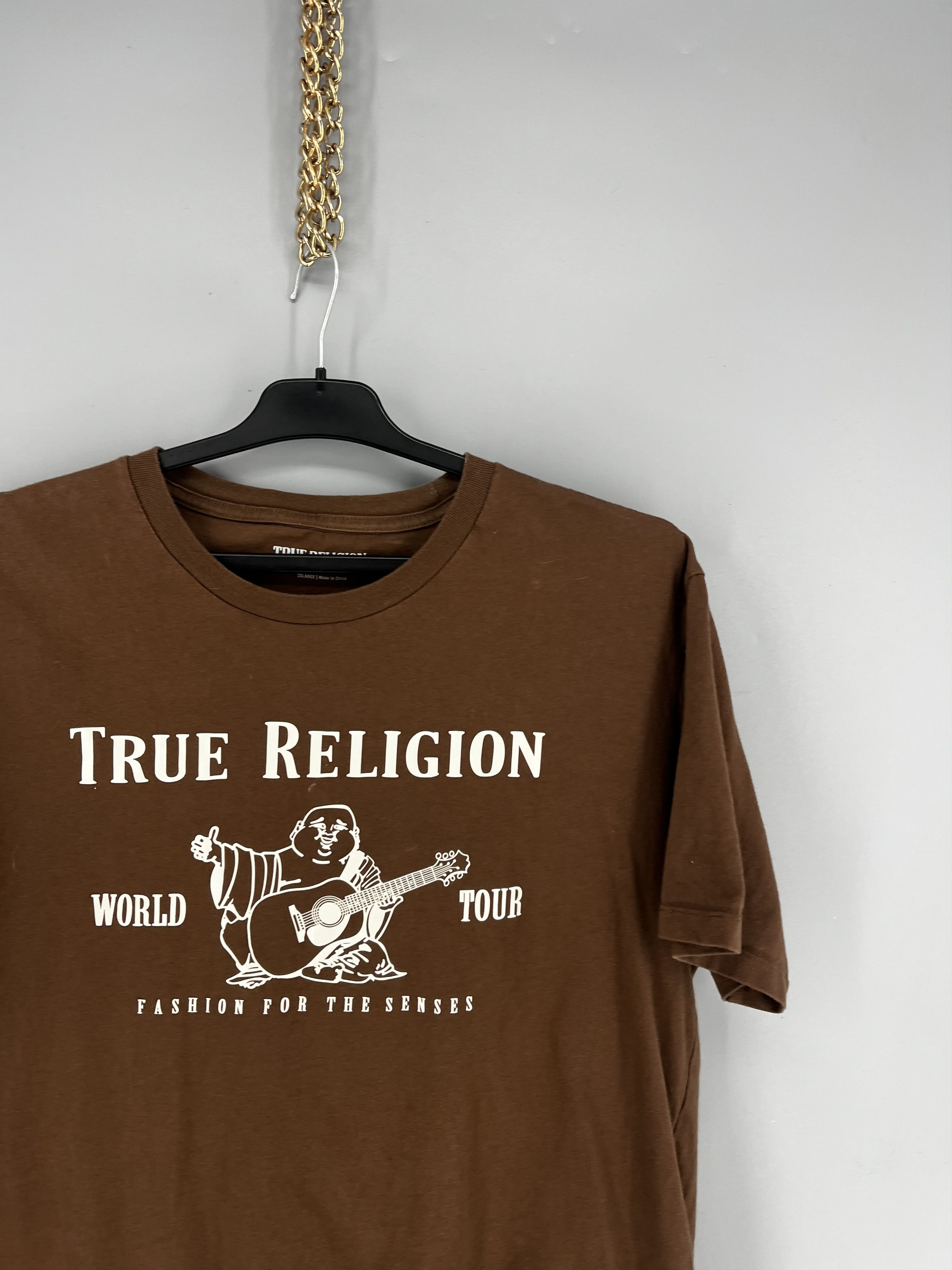 Japanese Brand True Religion Big Buddha Chief Keef Style Rap T Shirt Size US XL / EU 56 / 4 - 5 Thumbnail