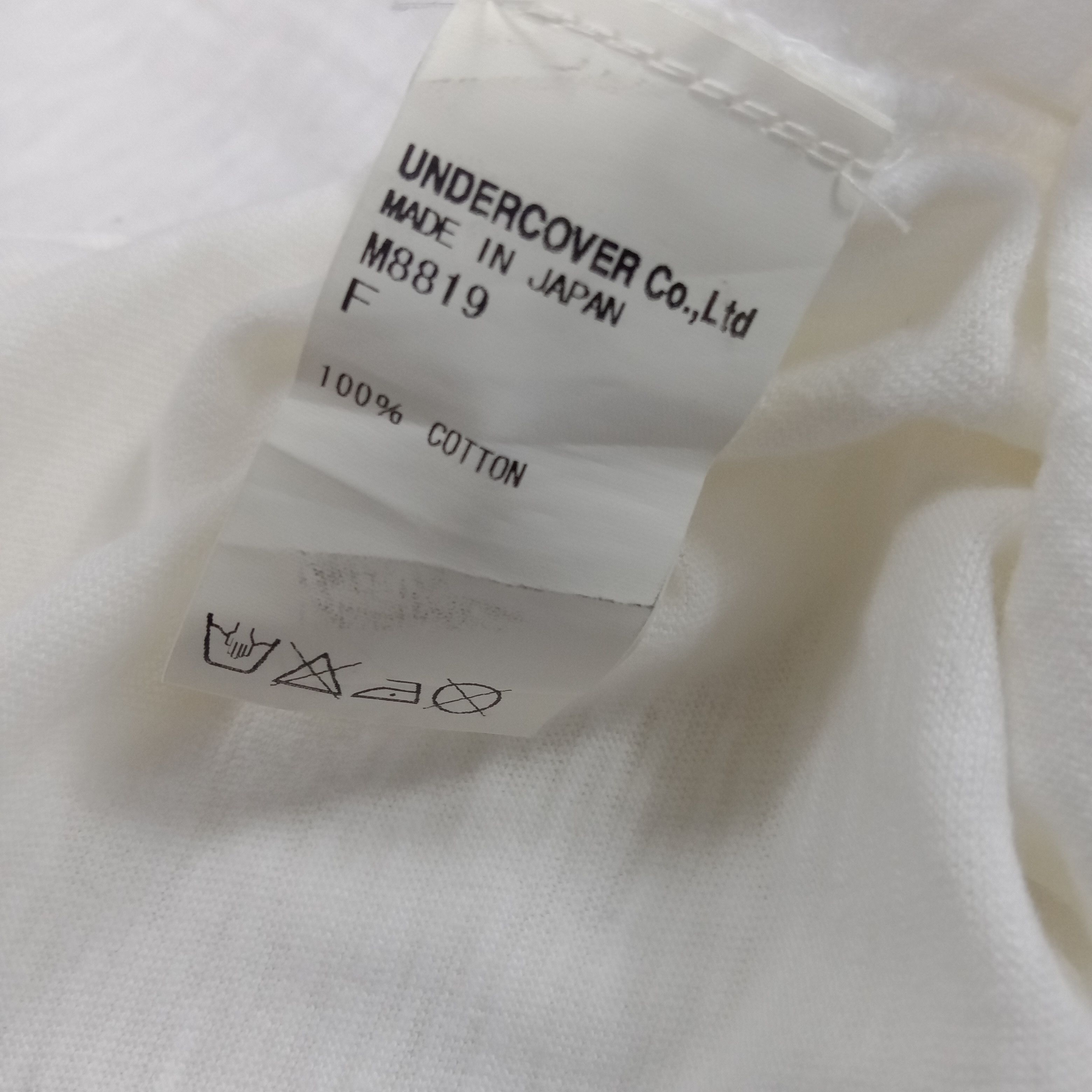 Japanese Brand × Undercover × Vintage Undercover Tshirt Daily Streetwear Style Size L / US 10 / IT 46 - 10 Thumbnail