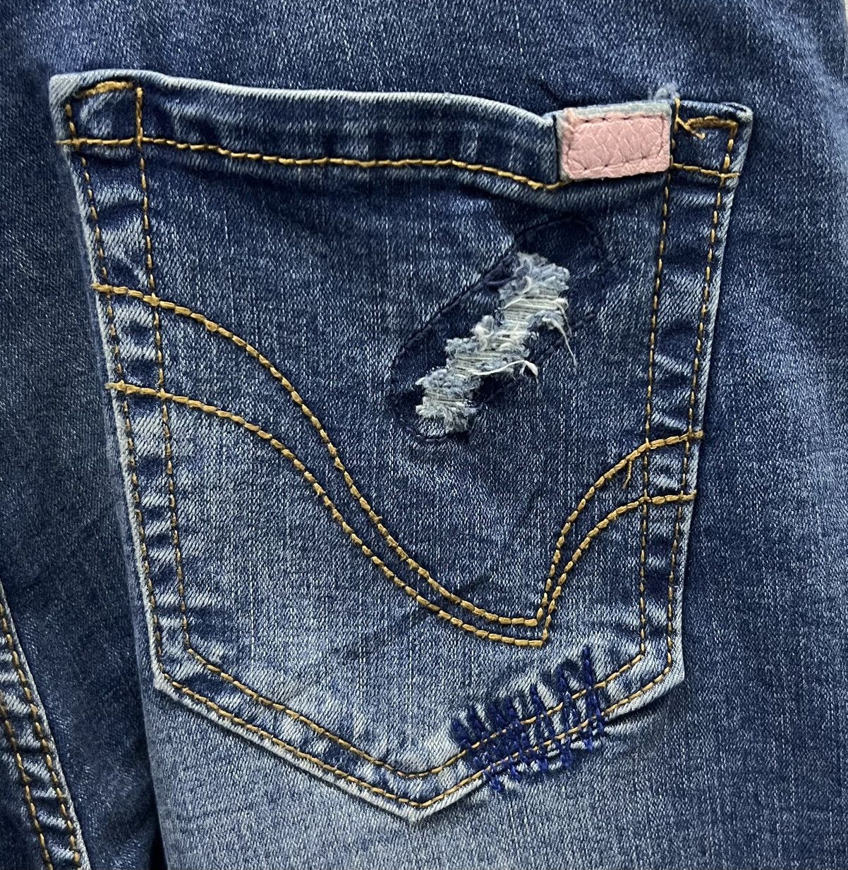 Japanese Brand × Vintage Stradivarius Distressed Denim Overalls Size EUR 38 / USA 6 / Size US 32 / EU 48 - 13 Thumbnail