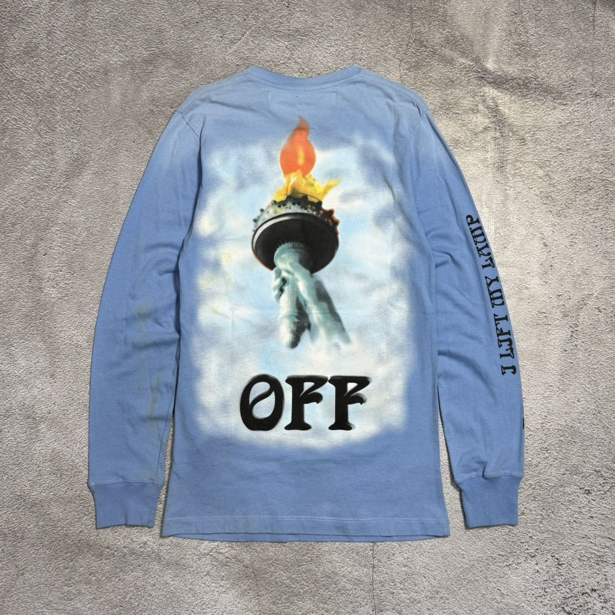 Off-White Off-White Statue Of Liberty Light Blue Long Sleeve Size US XS / EU 42 / 0 - 13 Thumbnail