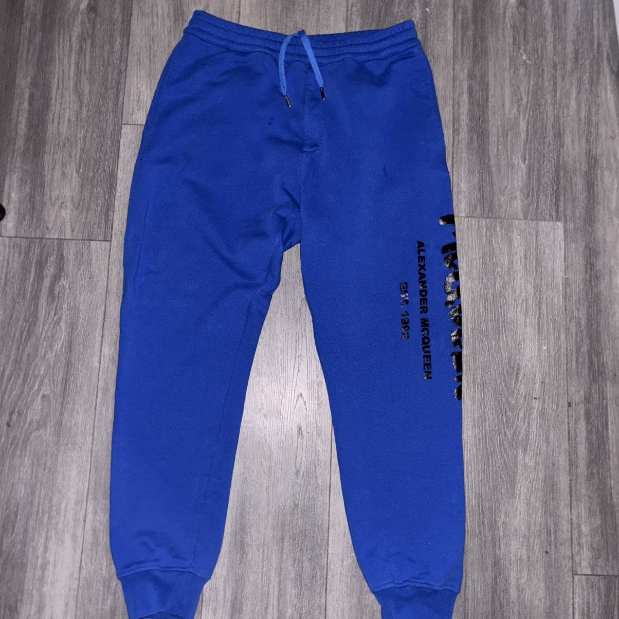 Alexander McQueen mcqueen blue sweats Size US 32 / EU 48 - 1 Thumbnail