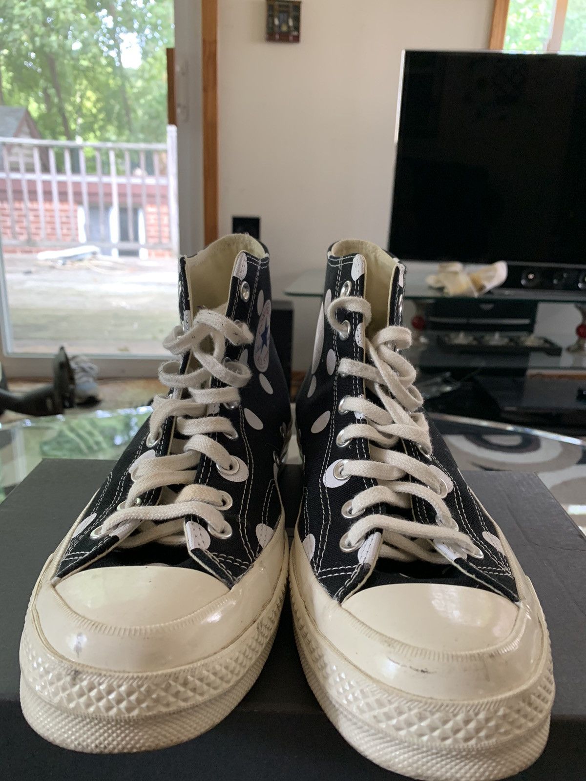 Comme des Garcons × Converse Commes des Garçons PLAY x Converse Size US 9 / EU 42 - 3 Thumbnail