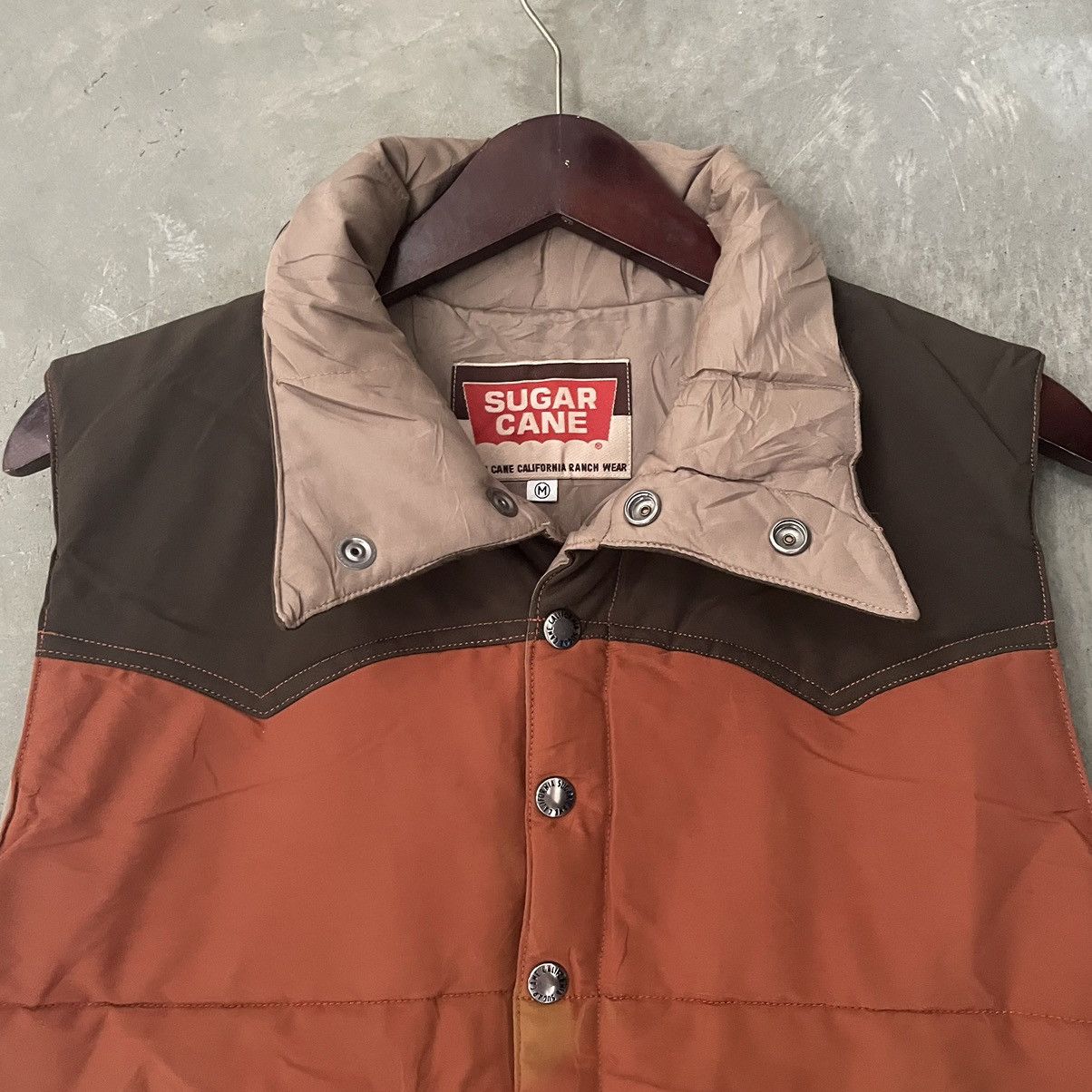 Sugar Cane × Toyo Enterprises Sugar Cane Califonia Ranch Wear Down Vest By Toyo Enterprise Size US M / EU 48-50 / 2 - 6 Thumbnail