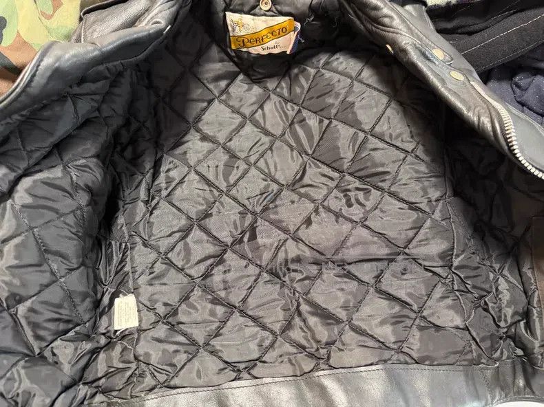 Schott Schott Heavy motorcycle leather jacket Size US XXS / EU 40 - 2 Thumbnail