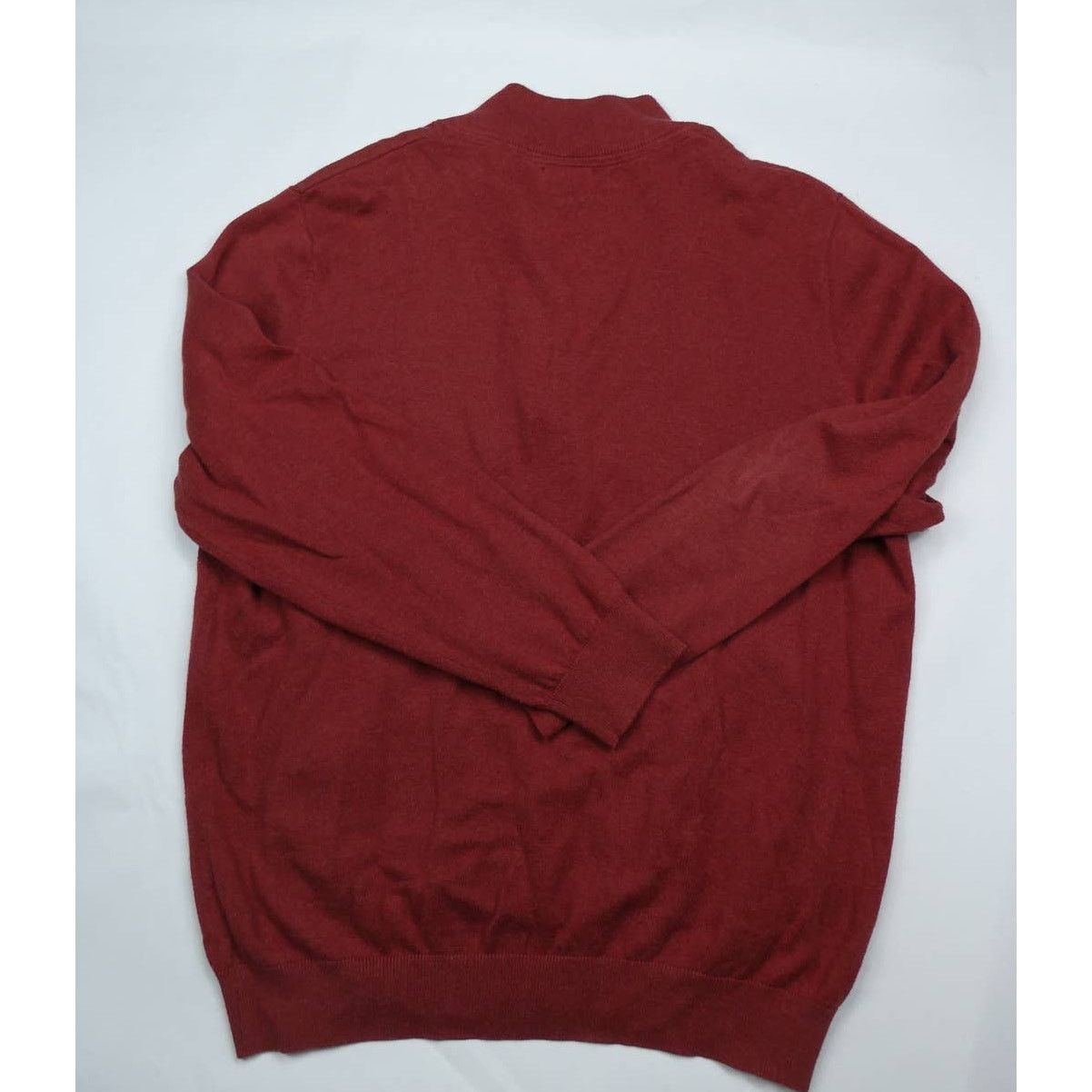 L.L. Bean L.L. BEAN cashmere blend 1/4 zip sweater burnt orange, large Size US L / EU 52-54 / 3 - 2 Thumbnail