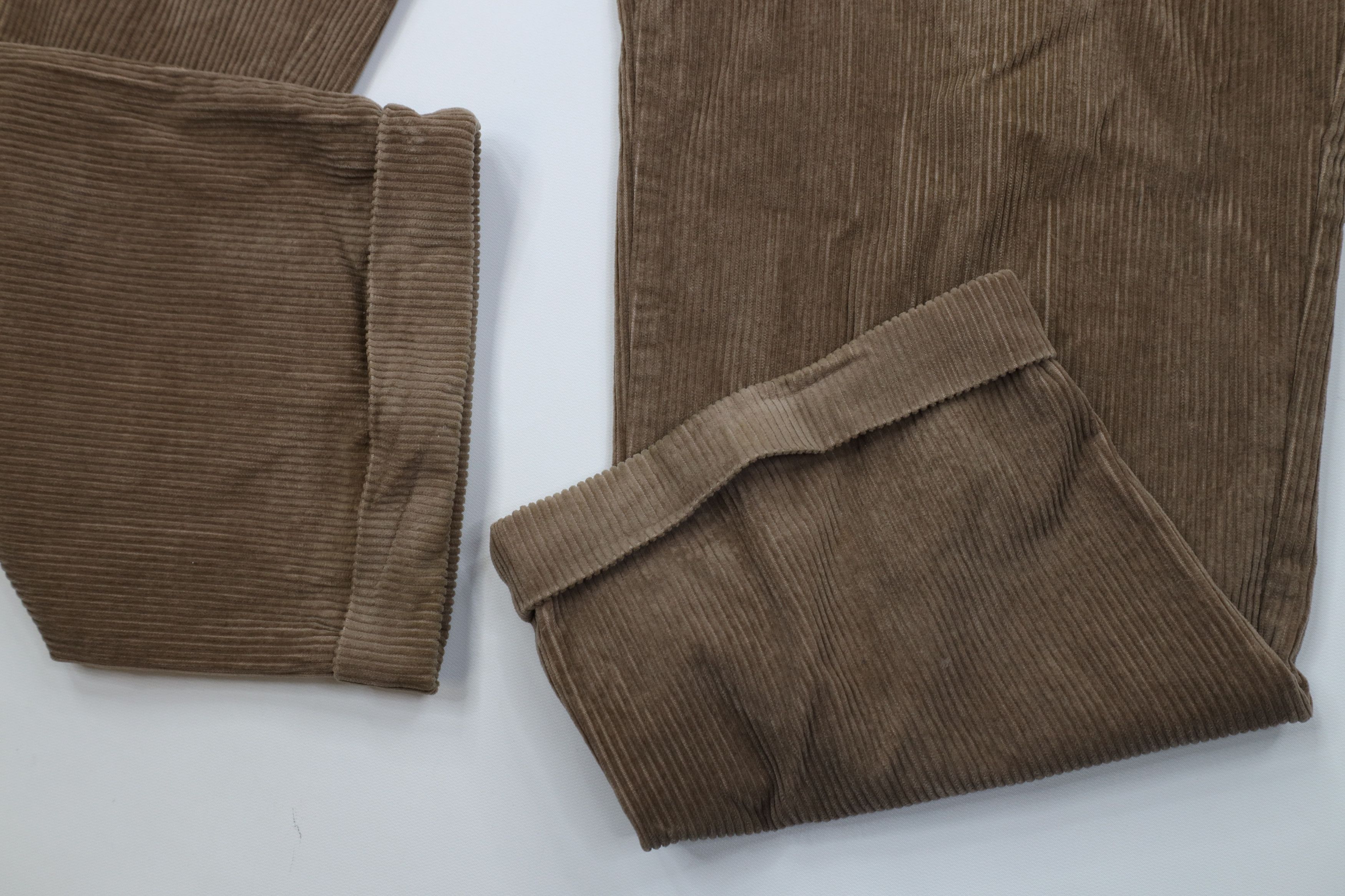 Vintage Vintage 90s Streetwear Pleated Wide Leg Corduroy Chino Pants Size US 36 / EU 52 - 7 Thumbnail