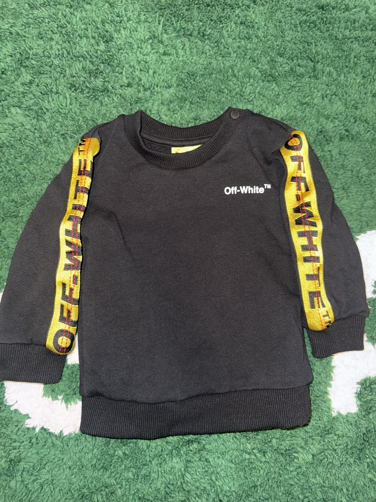 Off-White Kids OffWhite Crewneck 6-9 Months Size US XXS / EU 40 - 2 Thumbnail