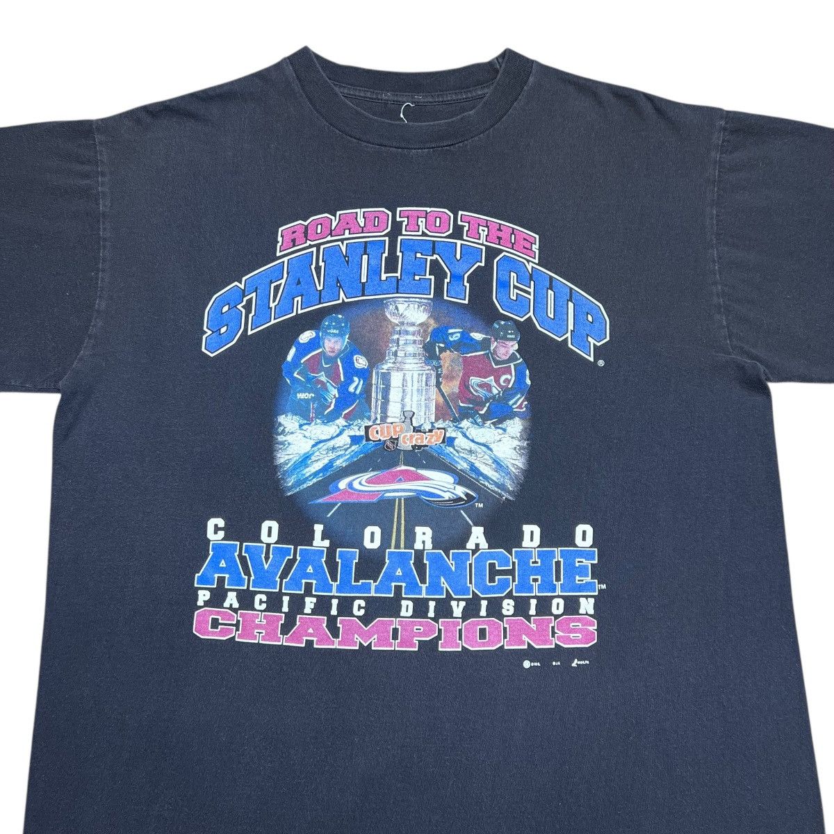 NHL Vtg 2001 NHL Colorado Avalanche Road To Stanley Cup T-Shirt Size US XL / EU 56 / 4 - 4 Thumbnail