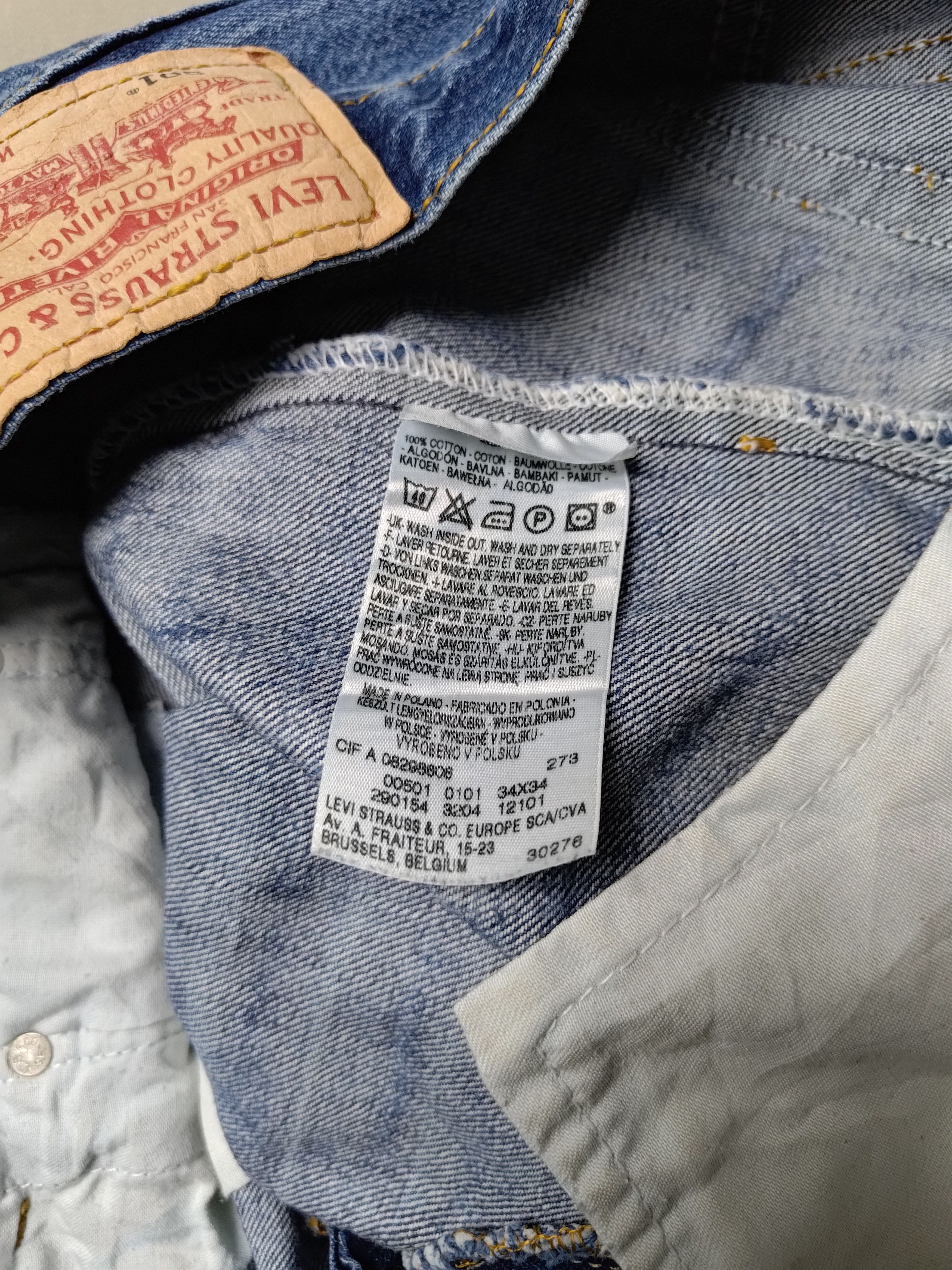 Levi's Sold Out - Vintage Levi's 501 - 0101 34*34 Size US 34 / EU 50 - 5 Thumbnail
