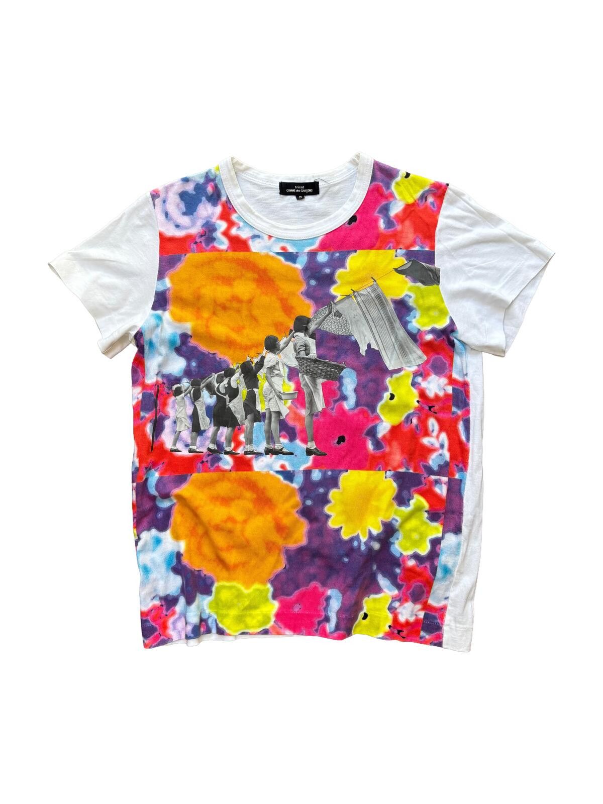 Comme des Garcons Tricot CDG Graphic Print Tee Multicolour S Size S / US 4 / IT 40 - 1 Thumbnail