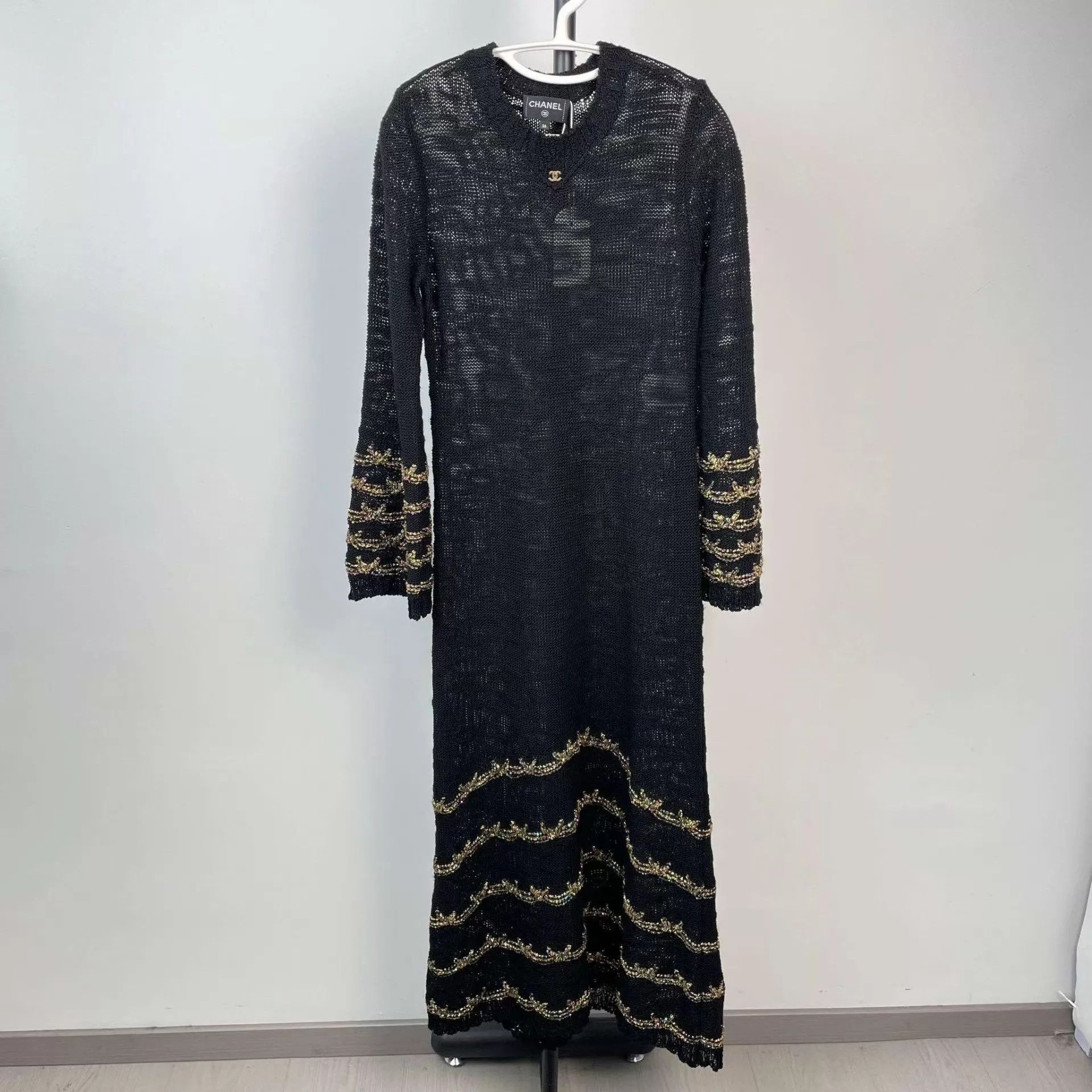 Chanel Chanel long dress black size 36 97 New Size XS / US 0-2 / IT 36-38 - 1 Thumbnail