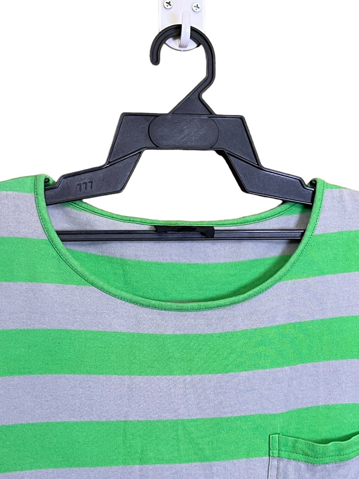 A.P.C. NICE🔥A.P.C PARIS RUE DE FLEURUS STRIPED POCKET TEE SHIRT Size S / US 4 / IT 40 - 3 Thumbnail
