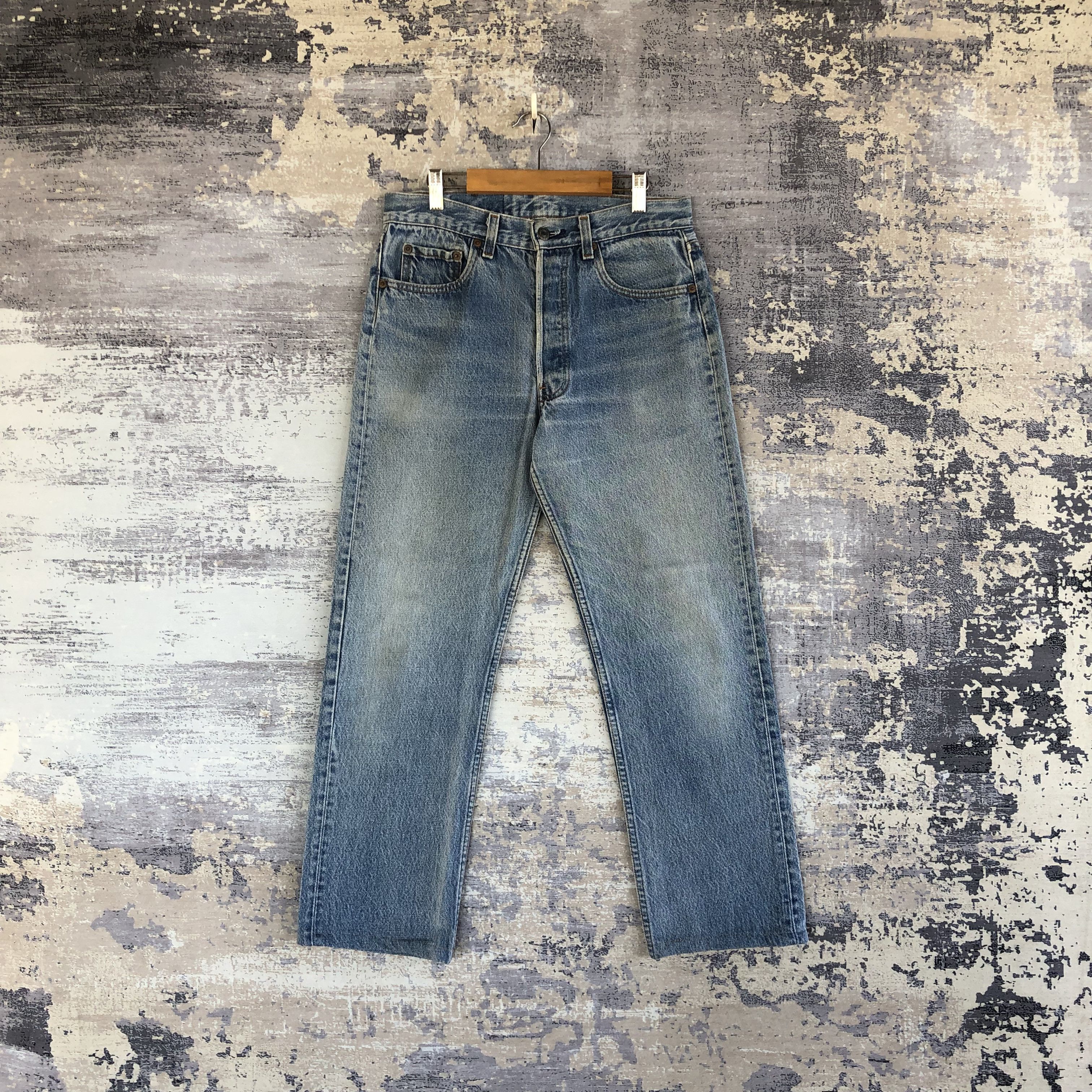 Levi's Vintage 80s Levis 501 Jeans Levi's Faded Stone Wash Denim Size US 28 / EU 44 - 1 Thumbnail