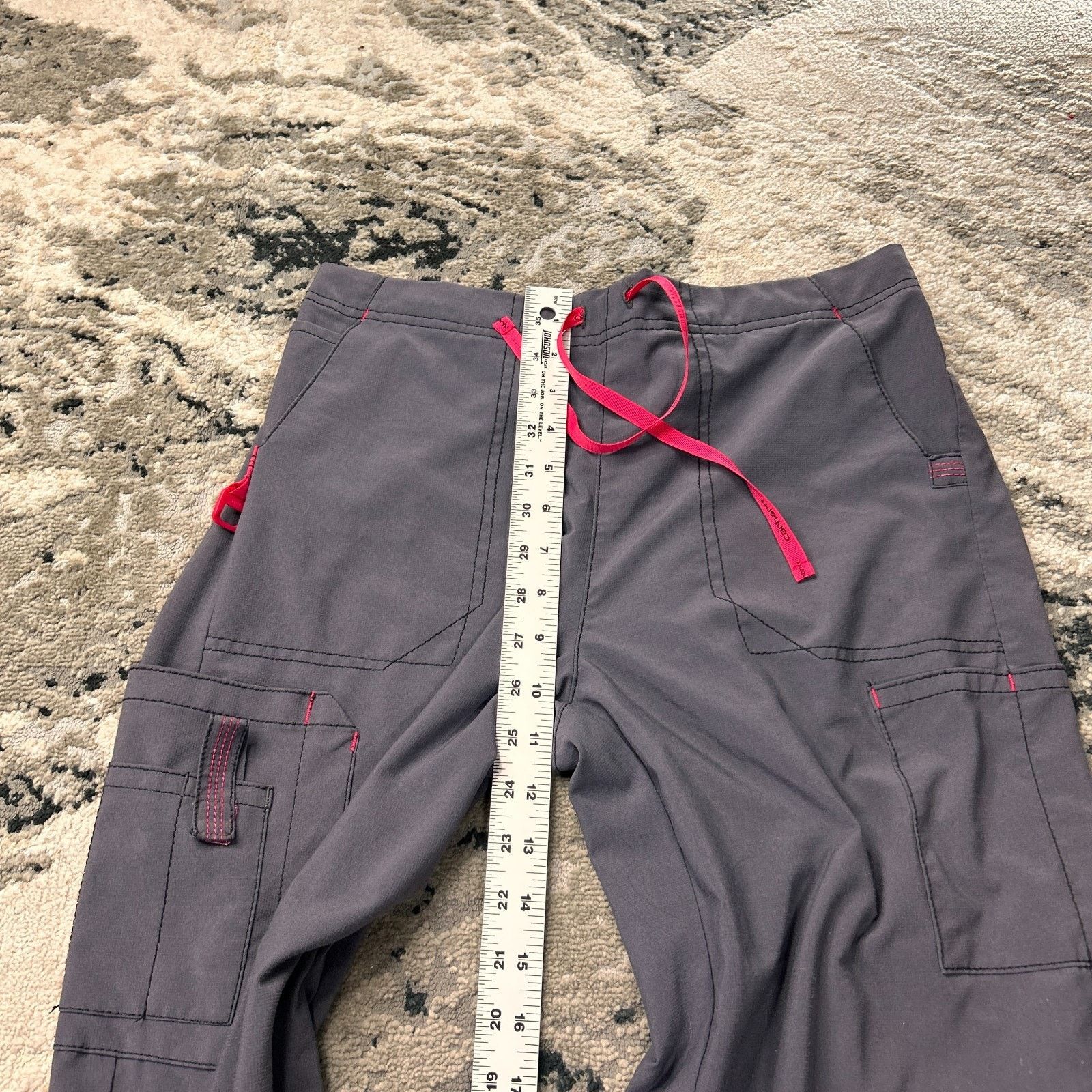 Carhartt Carhartt Bootcut Cargo Scrub Pants Womens Small Blue Str Size 30" / US 8 / IT 44 - 5 Thumbnail