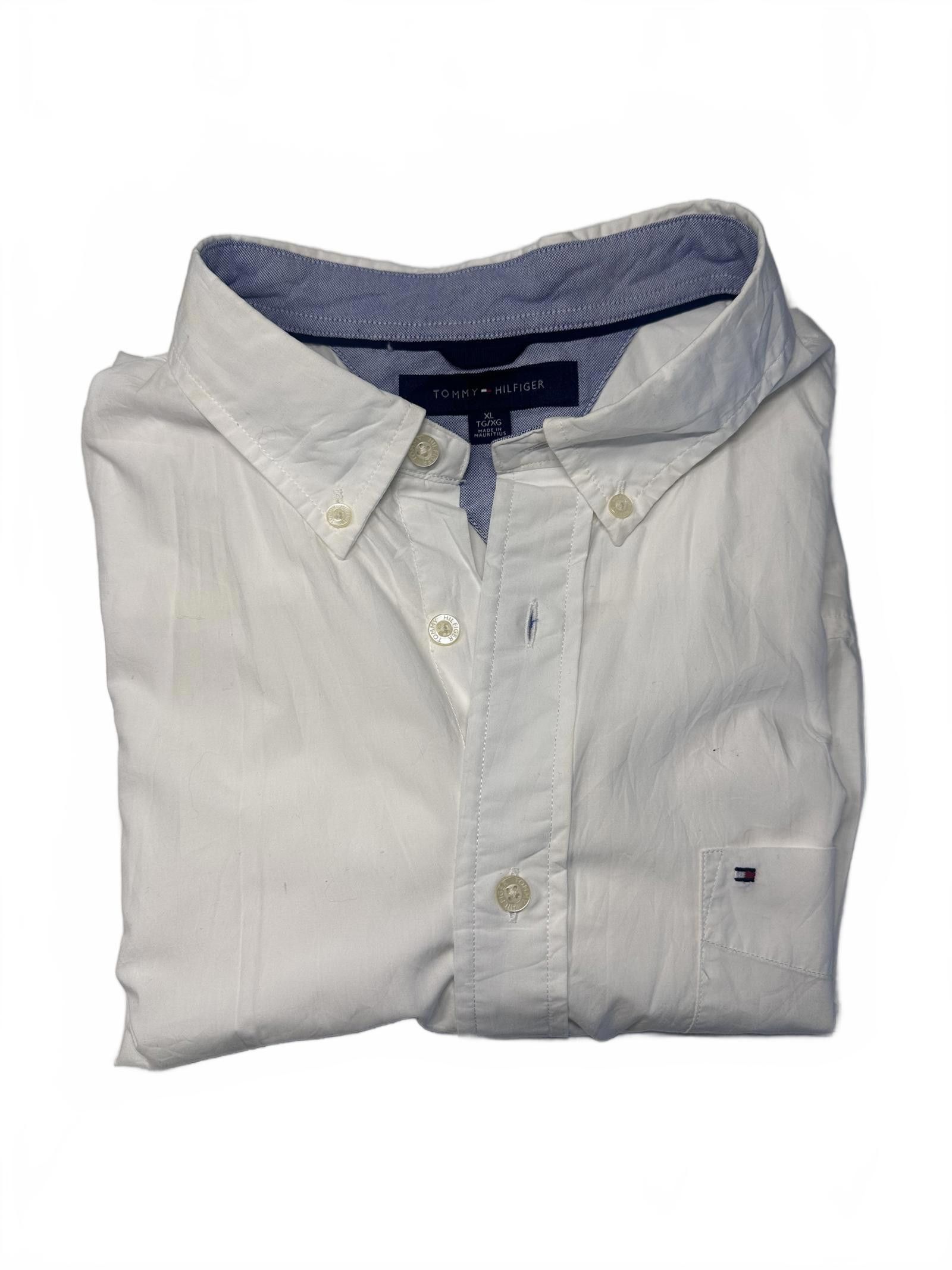 Tommy Hilfiger Tommy Hilfiger Short Sleeve Shirt - Classic White XL Size US XL / EU 56 / 4 - 5 Thumbnail