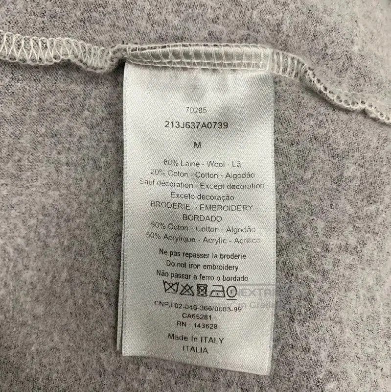 Dior Dior White Leather Men's T-Shirt M Size . Size US M / EU 48-50 / 2 - 4 Thumbnail