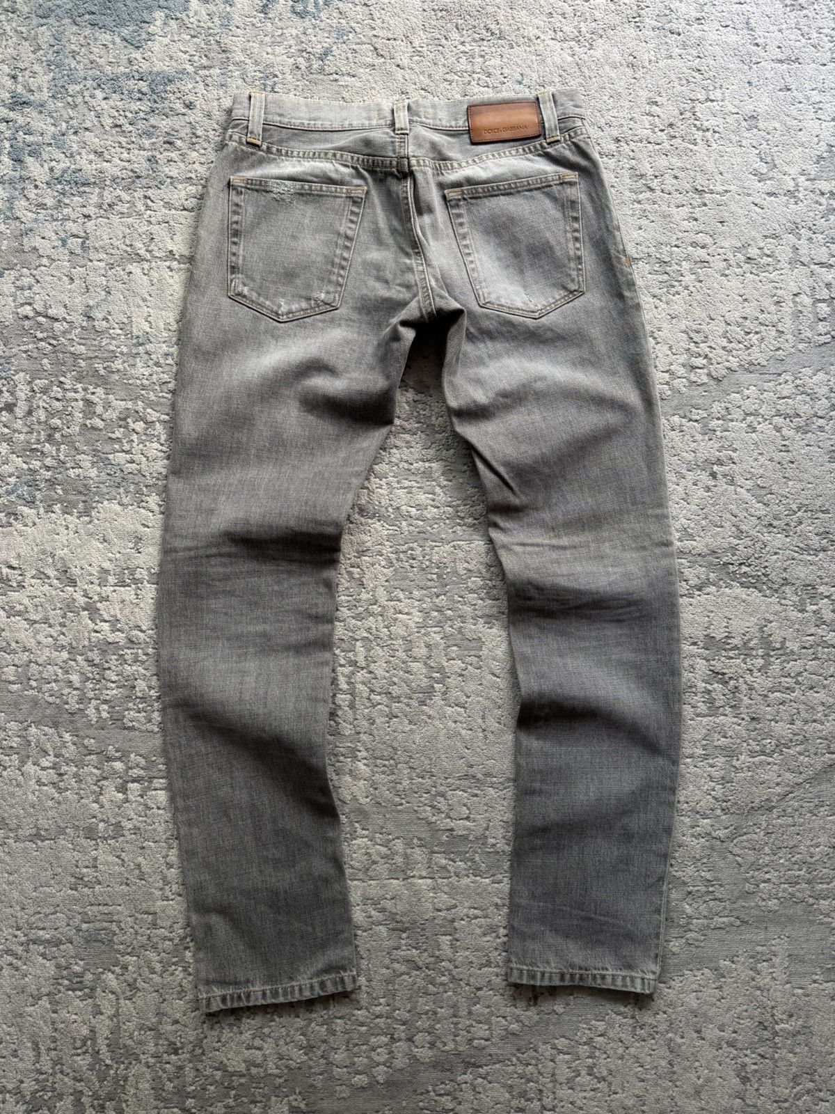 Dolce & Gabbana Dolce Gabbana Vintage Gray Denim Jeans Size 46 made in Italy Size US 31 - 3 Thumbnail