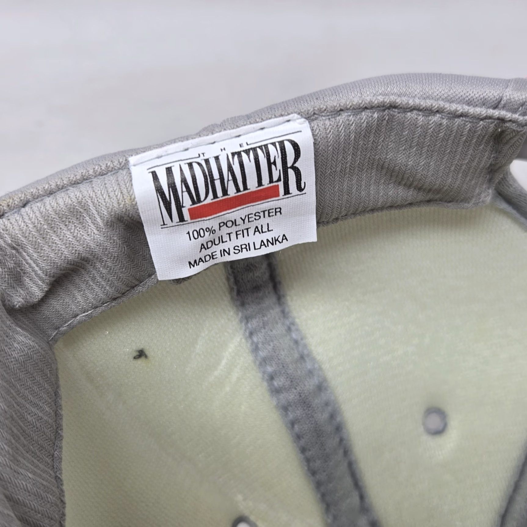 Gap VINTAGE Unbranded Trucker Hat Foam Adjustable Gray 80s 90s Cars Trucks USA Advertising Size ONE SIZE - 7 Thumbnail