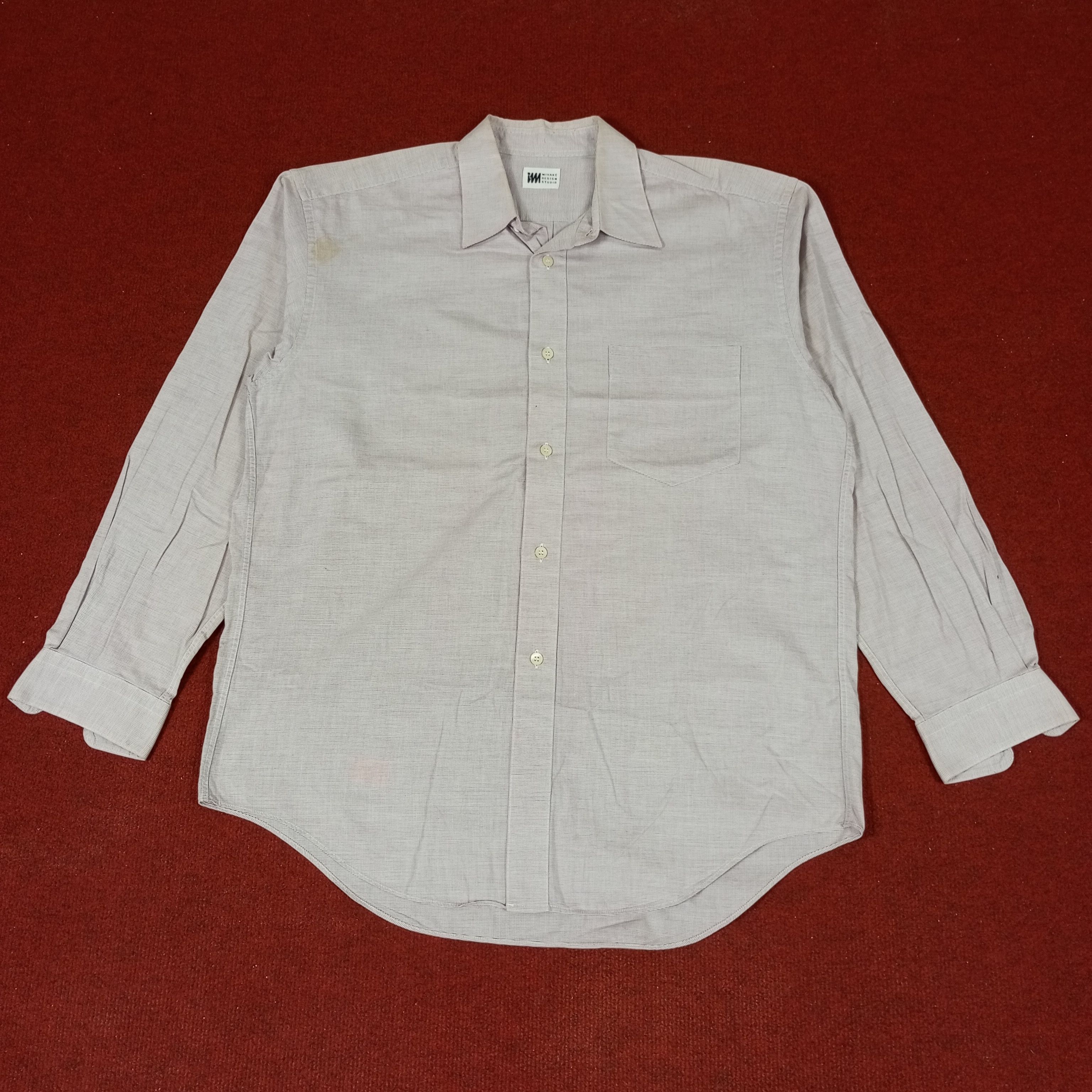 Designer × Issey Miyake × Vintage Issey Miyake Design Studio Japanese Designer Brand Shirt Size US L / EU 52-54 / 3 - 1 Thumbnail