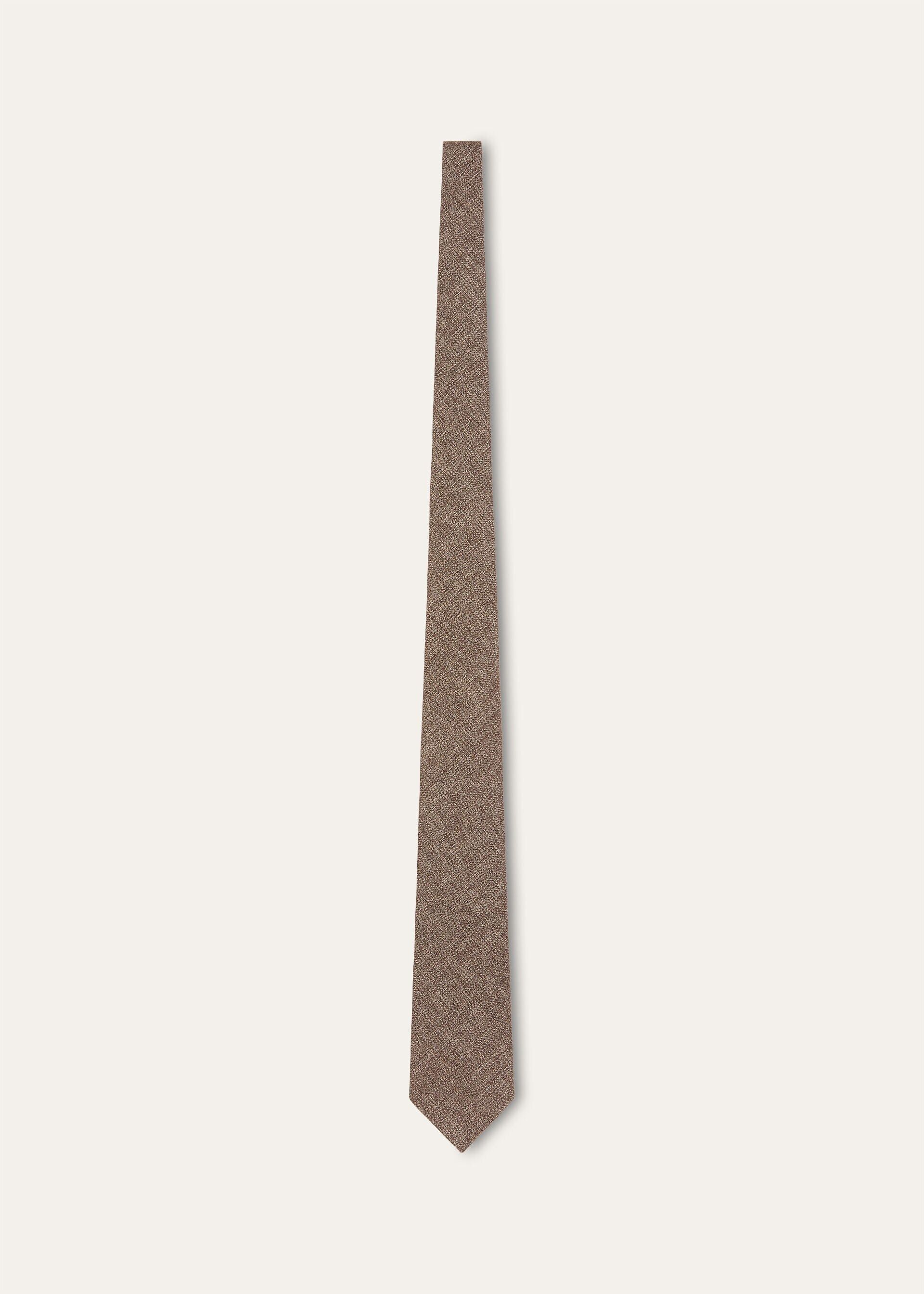 Loro Piana os11x0426 FAR0511 Size: OS / Yale Tie in Cronfield Brown Size ONE SIZE - 1 Thumbnail