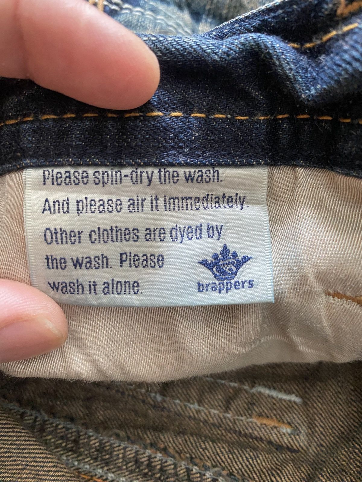 Japanese Brand Brappers Flared Denim Size US 30 / EU 46 - 11 Thumbnail