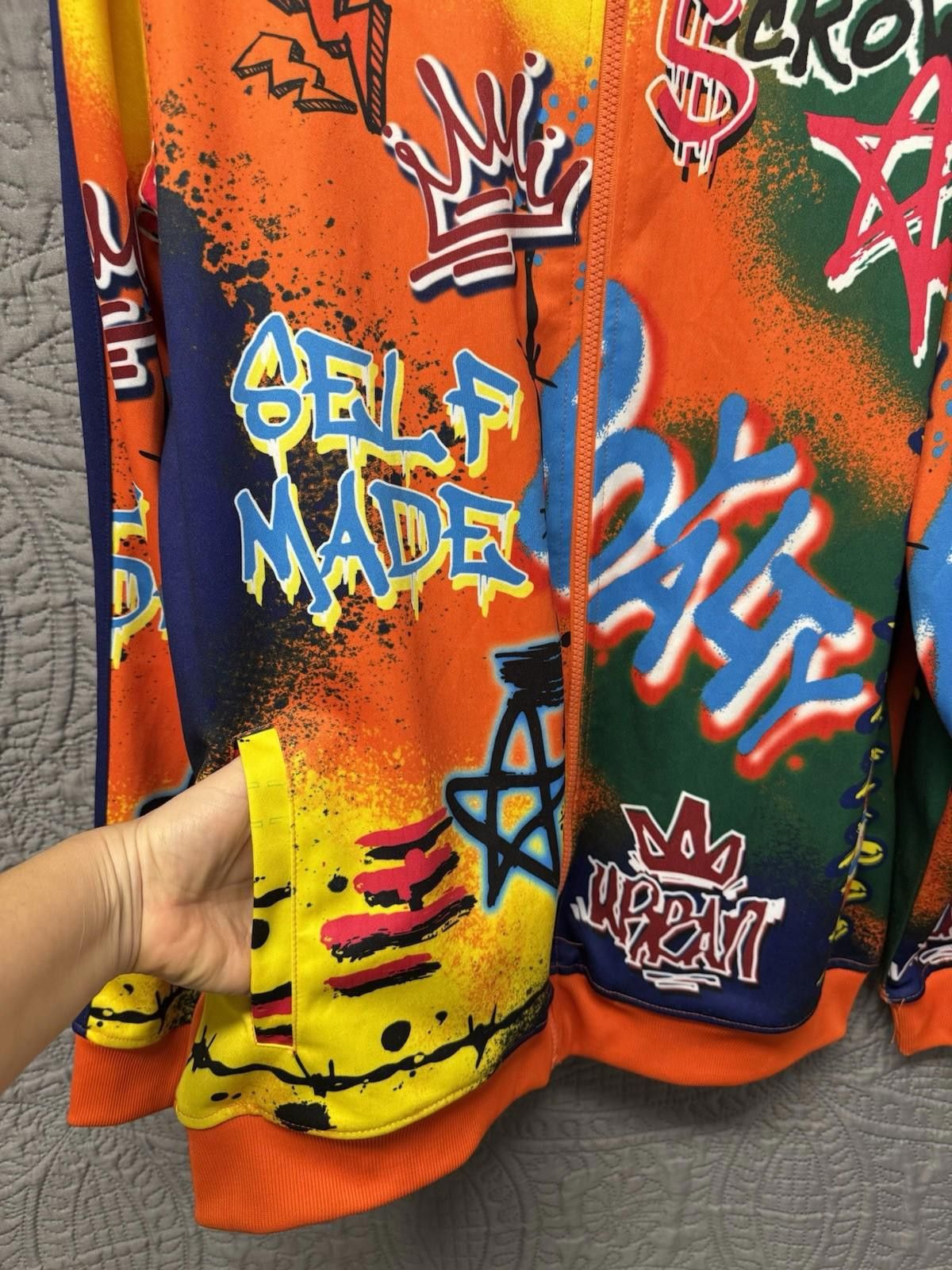 Other Red Ape Graffiti Jacket XL Zip Up Graffiti Size US XL / EU 56 / 4 - 7 Thumbnail