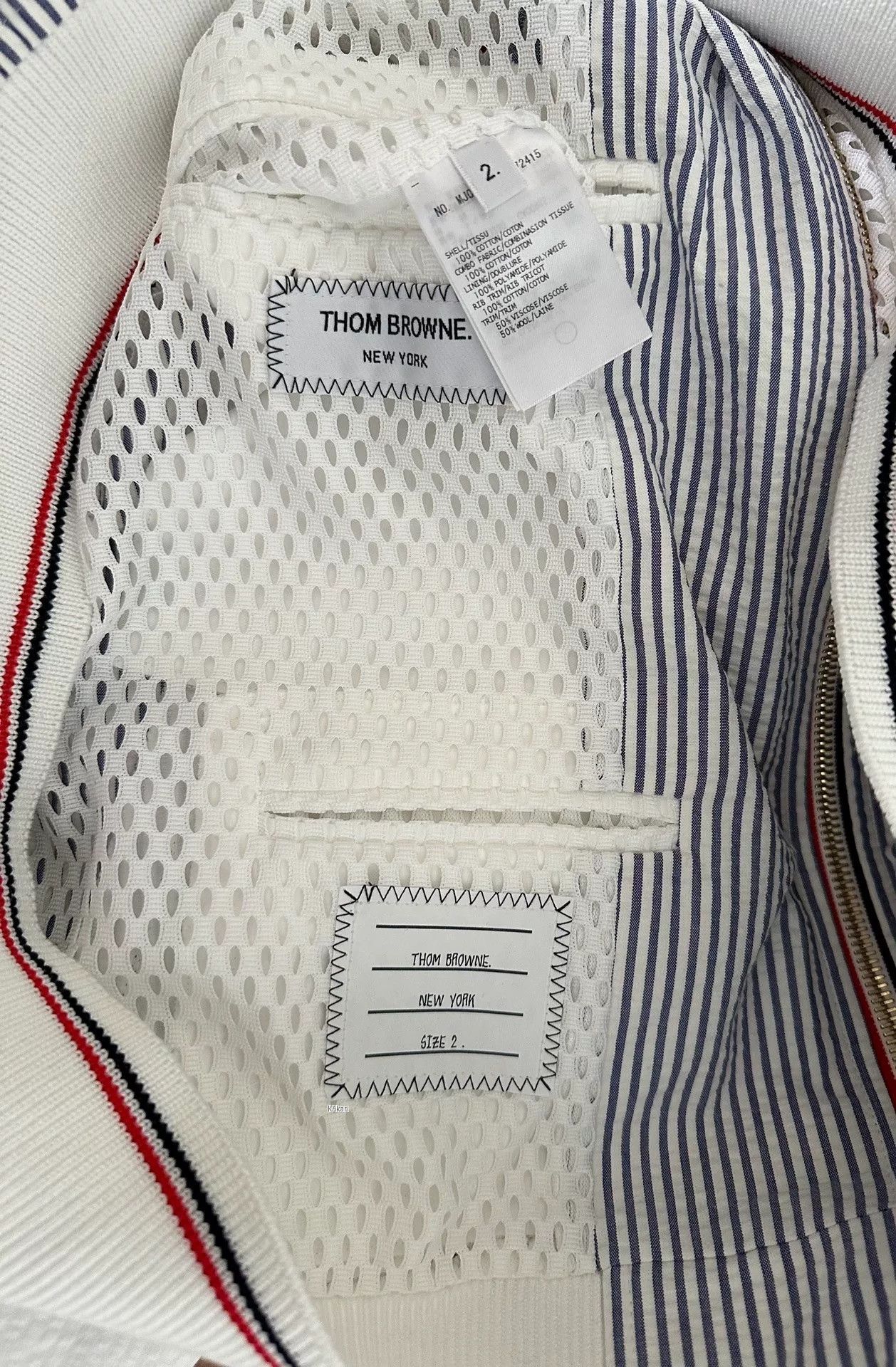 Thom Browne Thom Browne Blouson Jacket Patch Embroidery Size US M / EU 48-50 / 2 - 4 Thumbnail